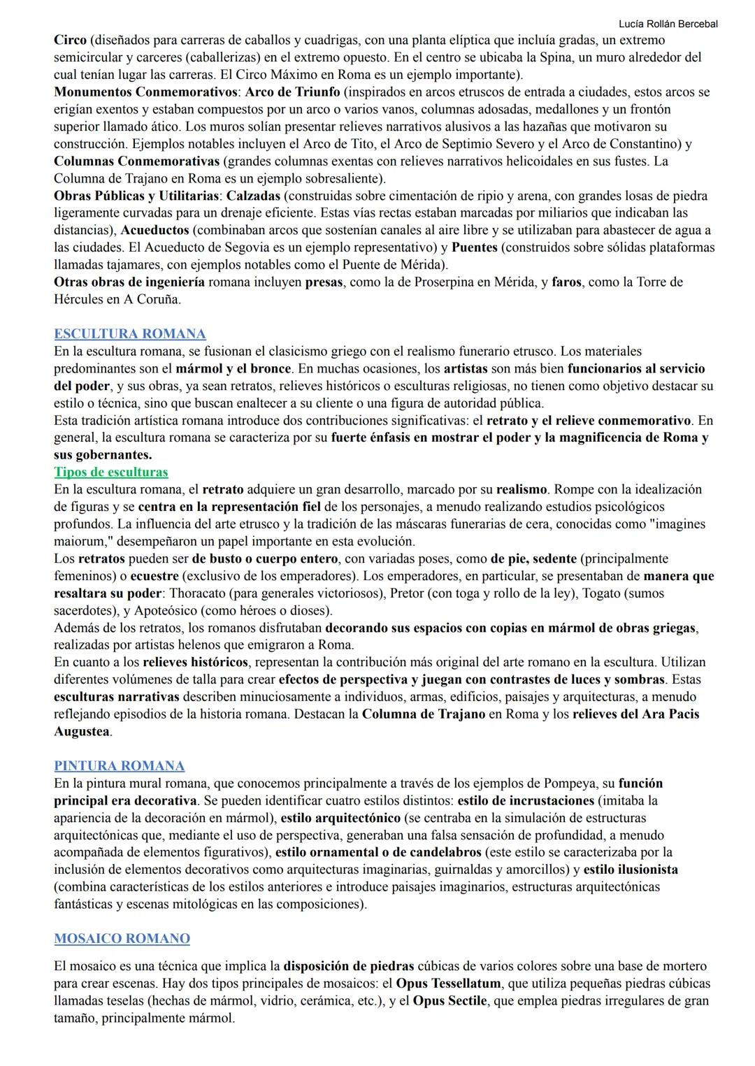 Lucía Rollán Bercebal
HISTORIA DEL
ARTE Lucía Rollán Bercebal
ARQUITECTURA
GRECIA
La arquitectura arquitrabada se caracteriza por su omisi