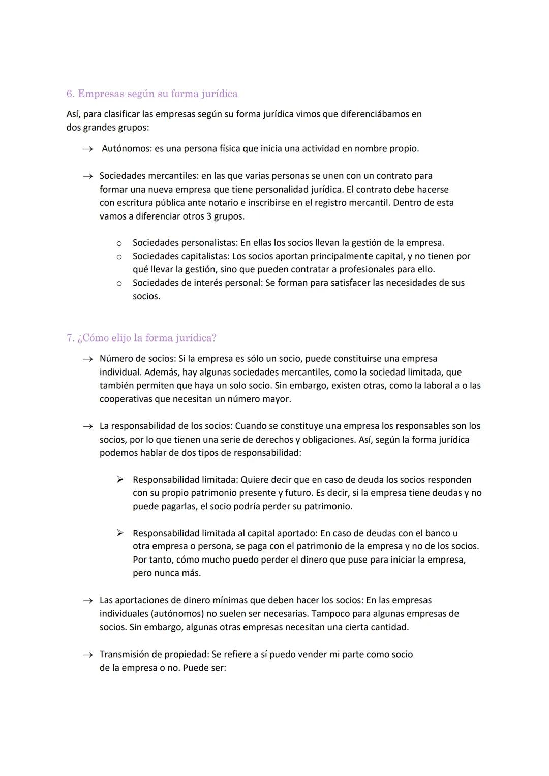 # Tema 2: las caracteristicas de las empresas
1. Las empresas y sus funciones
La empresa es la unidad económica de producción, que combina