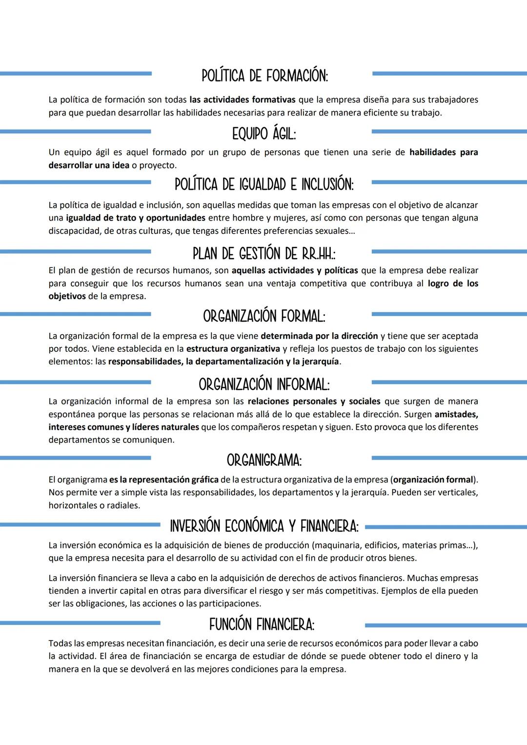Economia # CONCEPTOS:
EMPRESARIO/A Y EMPRENDEDOR/A:
El emprendedor es aquel que a partir de una idea innovadora, ve una oportunidad y empi