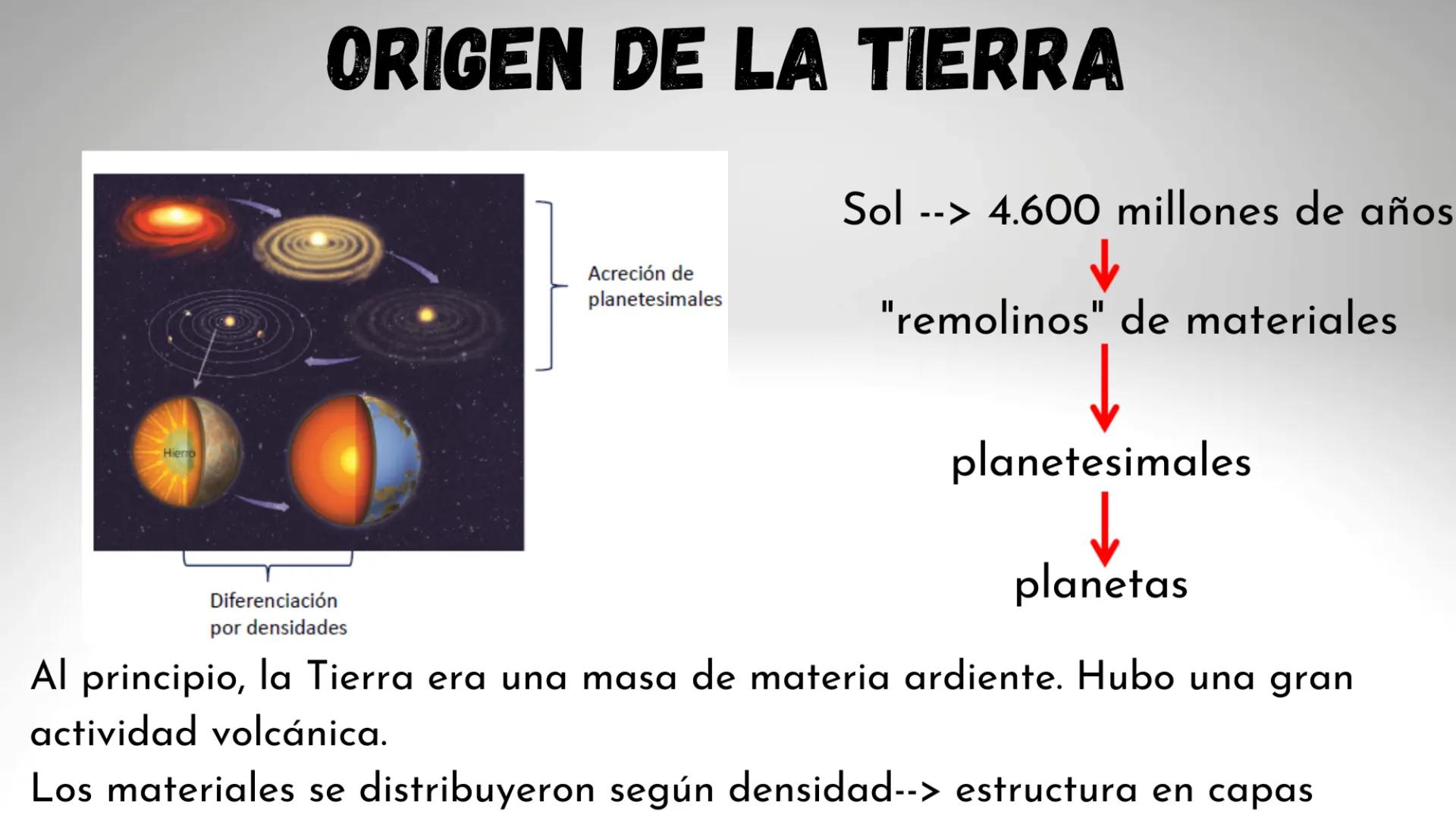 UD5. GEOSFERA:
MINERALES Y ROCAS CONTENIDOS
•
•
Origen de la Tierra.
Estructura de la Tierra.
Los minerales.
• Las rocas.
Los recursos
geoló