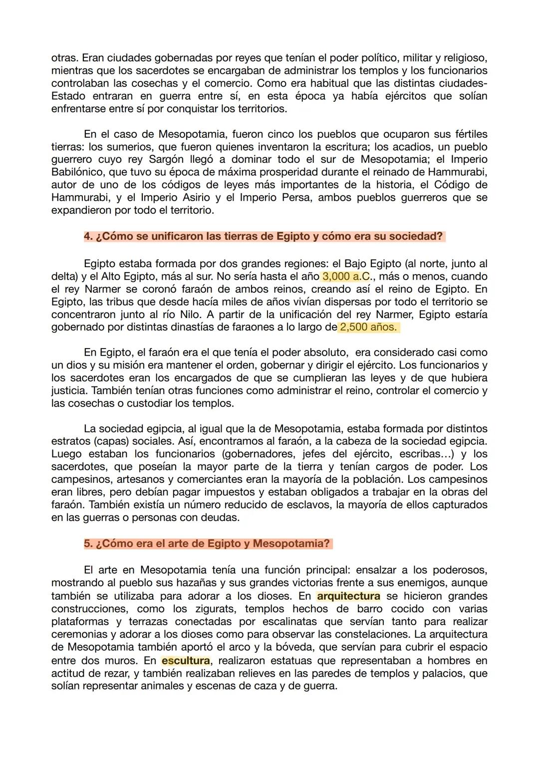 # Tema 2 (Historia) - Egipto y Mesopotamia
1. Mesopotamia y Egipto, ¿dos civilizaciones hidráulicas?
Si las civilizaciones de Egipto y Mes