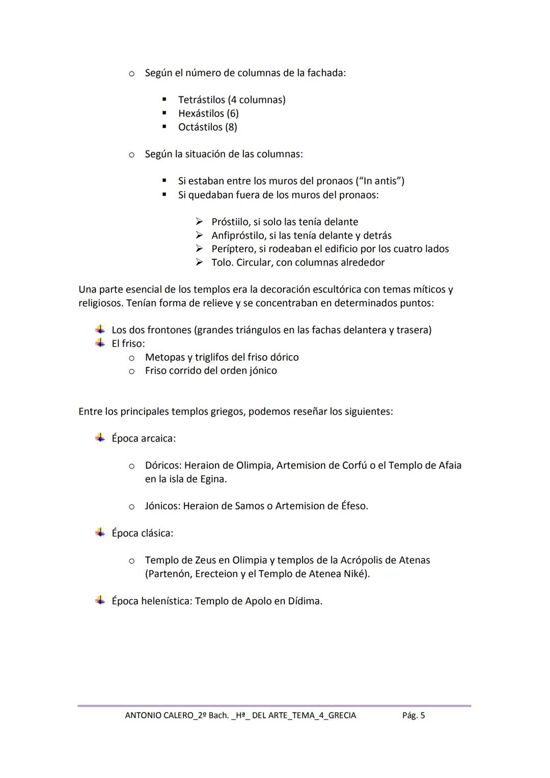 # Tema 3. El arte griego
1. Una introducción necesaria
2. Los órdenes arquitectónicos.
3. El templo griego: el Partenón.
4. La escultura. L