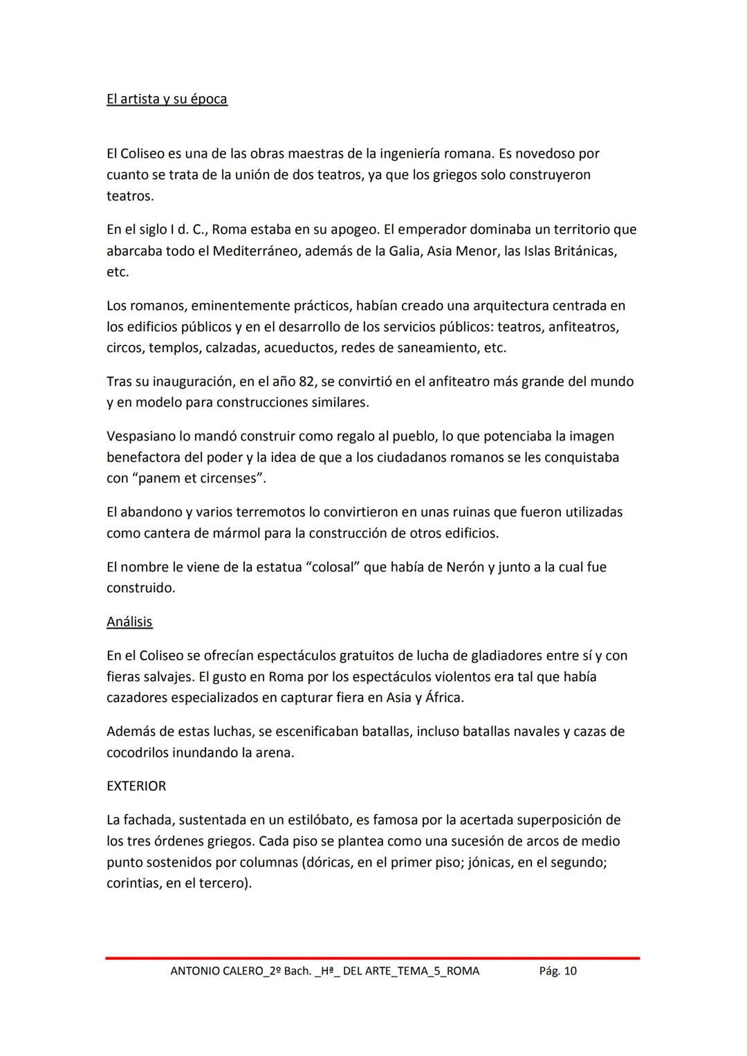 # Tema 5. El arte romano
1. Introducción
2. Arquitectura y ciudad
* LA CIUDAD ROMANA
* ASPECTOS TÉCNICOS Y CONSTRUCTIVOS
* TIPOLOGÍA