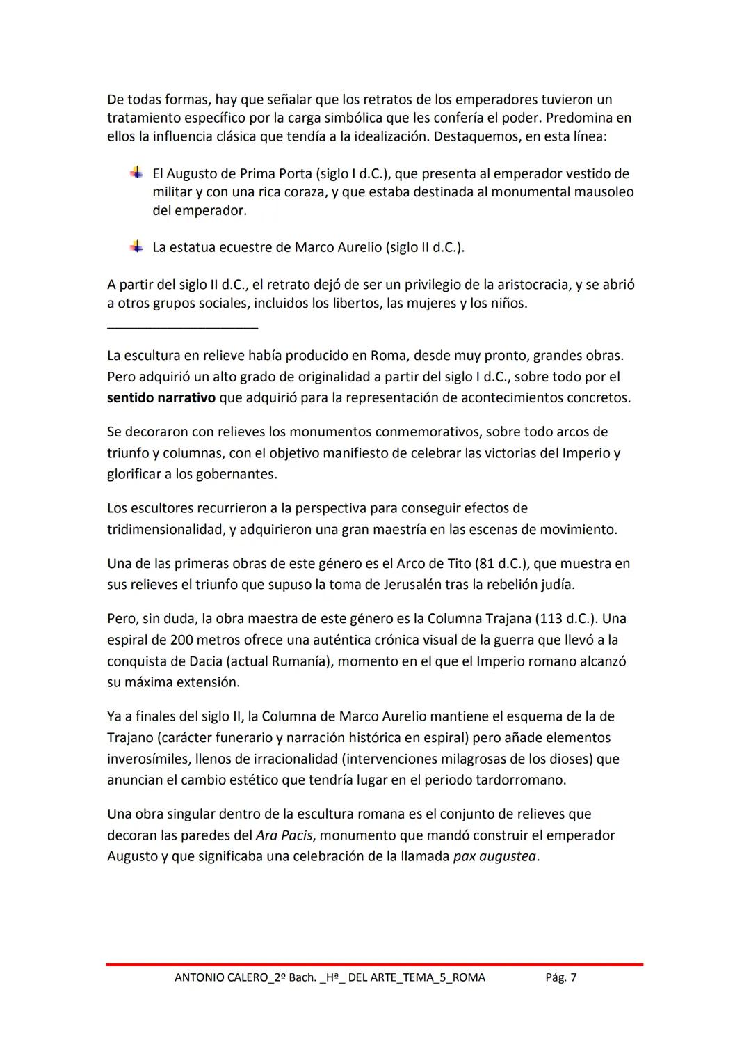 # Tema 5. El arte romano
1. Introducción
2. Arquitectura y ciudad
* LA CIUDAD ROMANA
* ASPECTOS TÉCNICOS Y CONSTRUCTIVOS
* TIPOLOGÍA