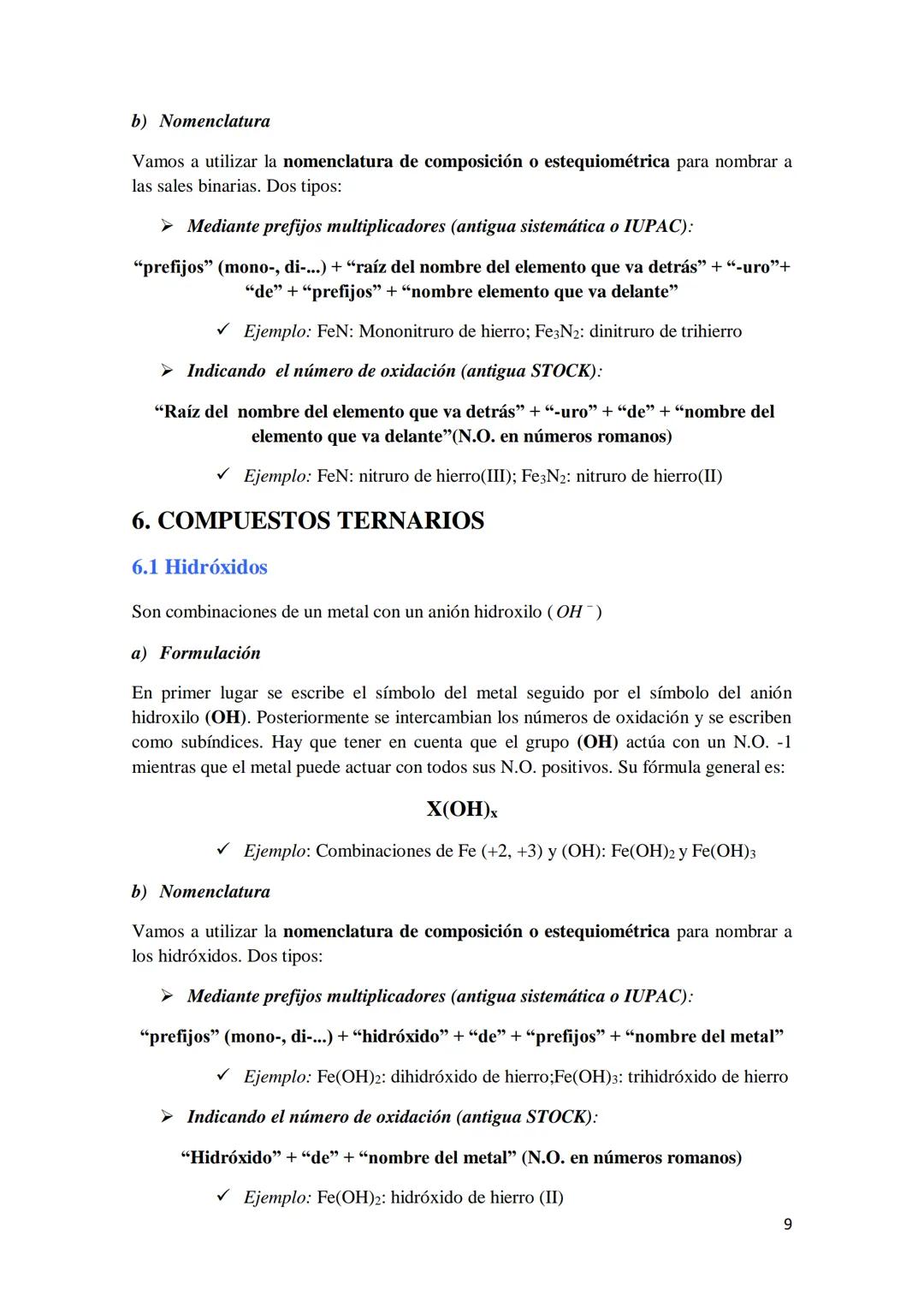 # FORMULACIÓN INORGÁNICA
Vamos a aprender a formular y a nombrar compuestos químicos inorgánicos. Los
compuestos inorgánicos son aquellos c