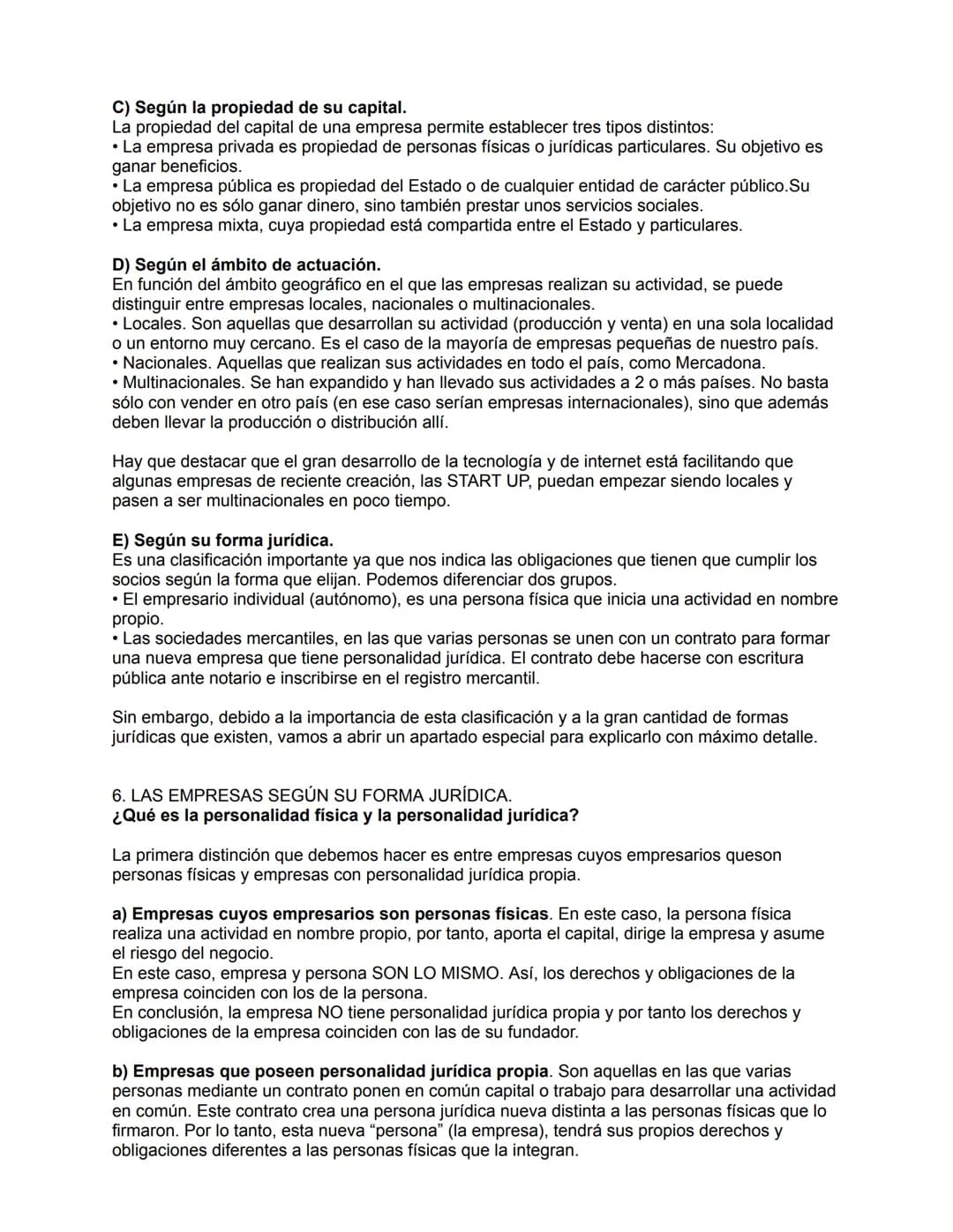 TEMA 2;LAS CARACTERÍSTICAS DE LAS EMPRESAS
1. LA EMPRESA Y SUS FUNCIONES.
Una EMPRESA es la unidad económica de producción, que combina lo