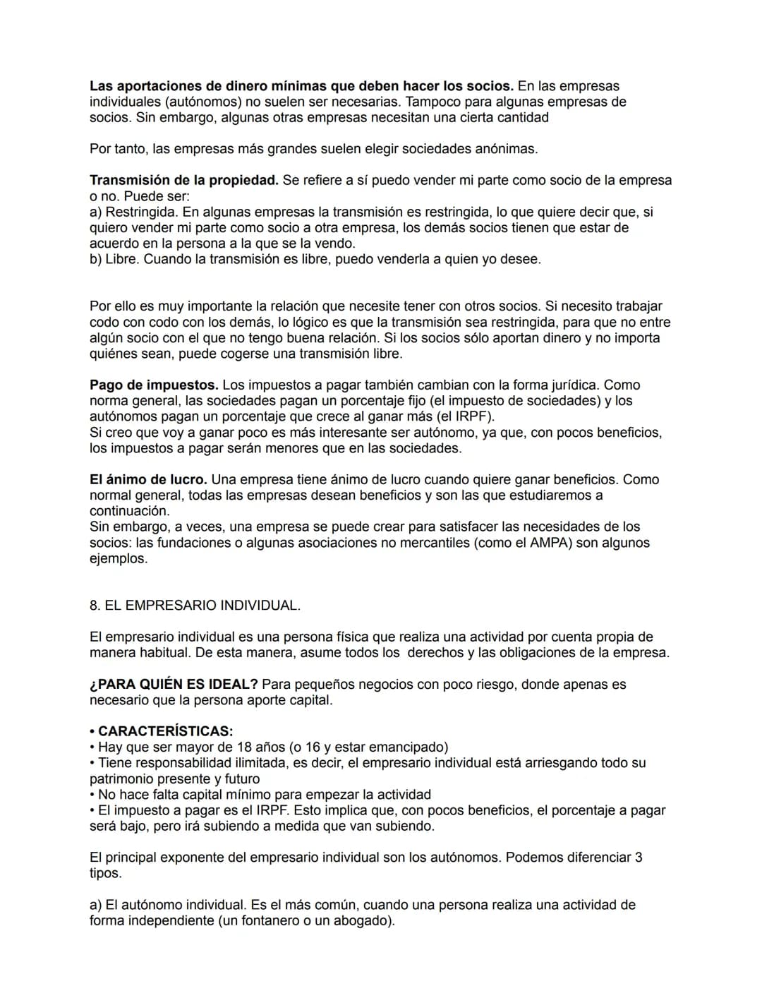 TEMA 2;LAS CARACTERÍSTICAS DE LAS EMPRESAS
1. LA EMPRESA Y SUS FUNCIONES.
Una EMPRESA es la unidad económica de producción, que combina lo