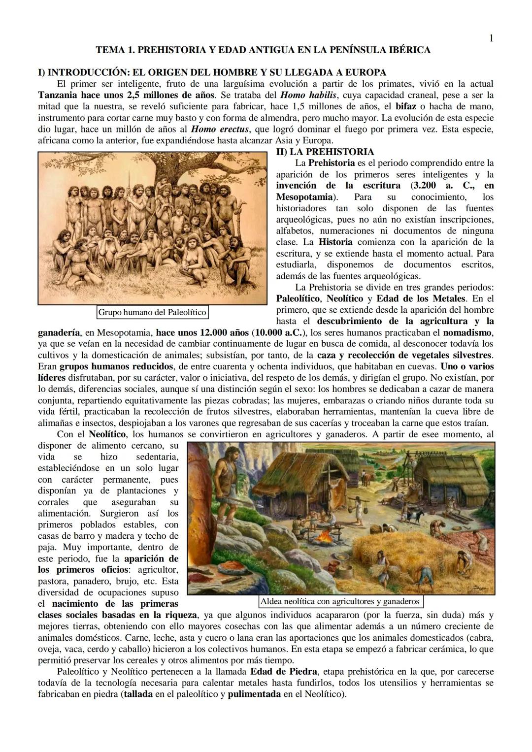 Temario completo historia de España