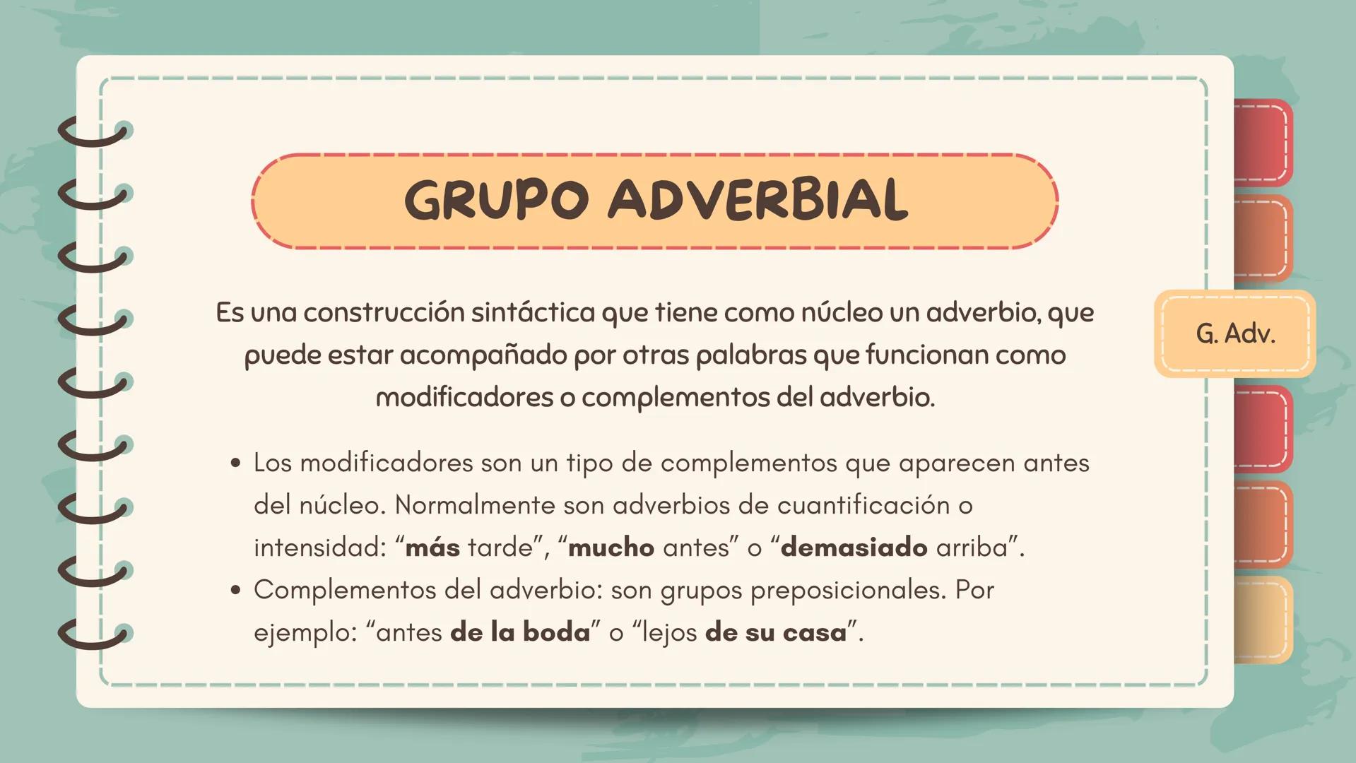 J J J J J J J J )
Lengua Castellana y Literatura
Grupos
sintácticos ССС
GRUPO NOMINAL
El grupo nominal tiene como núcleo
un sustantivo o un