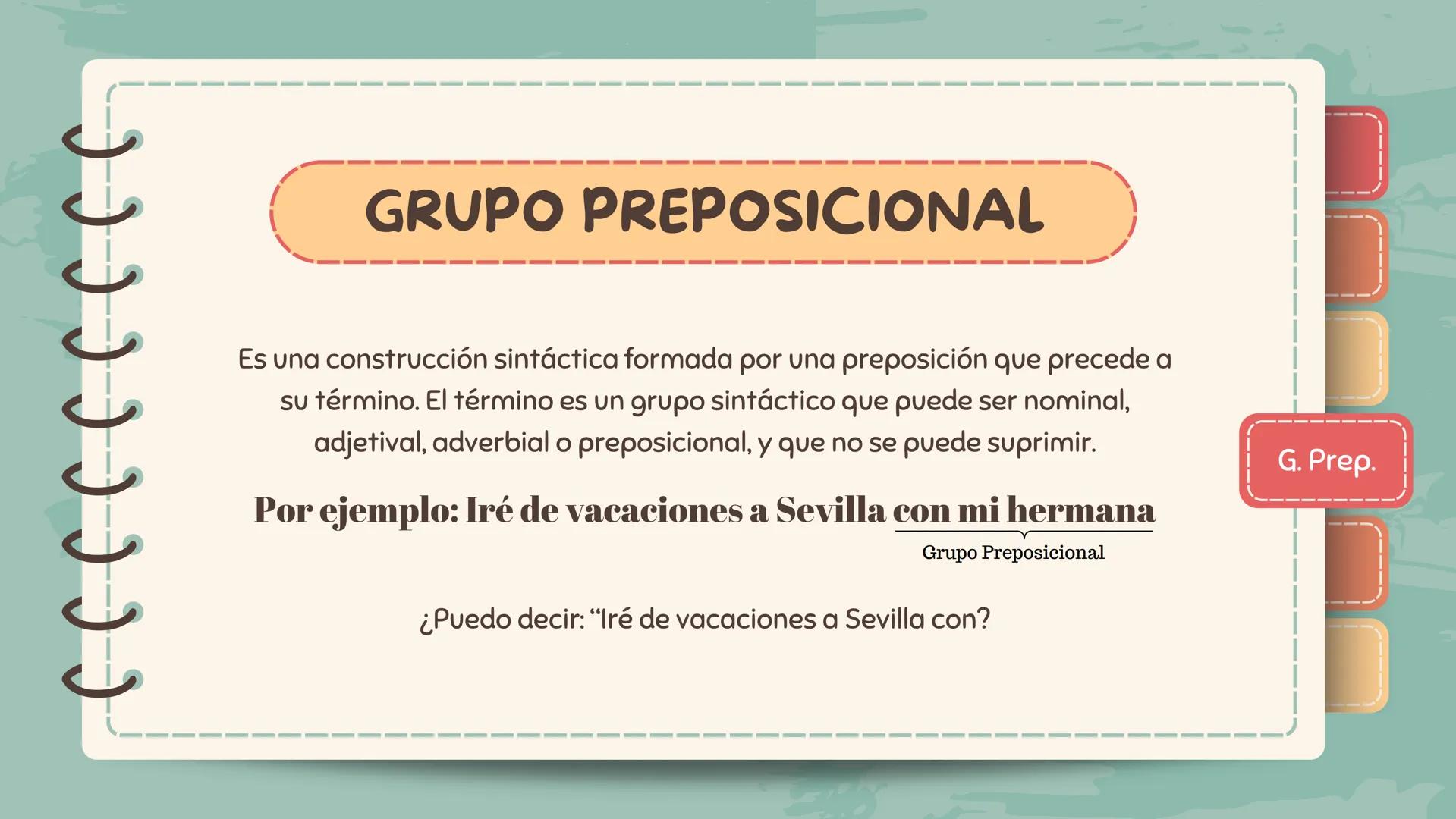 J J J J J J J J )
Lengua Castellana y Literatura
Grupos
sintácticos ССС
GRUPO NOMINAL
El grupo nominal tiene como núcleo
un sustantivo o un