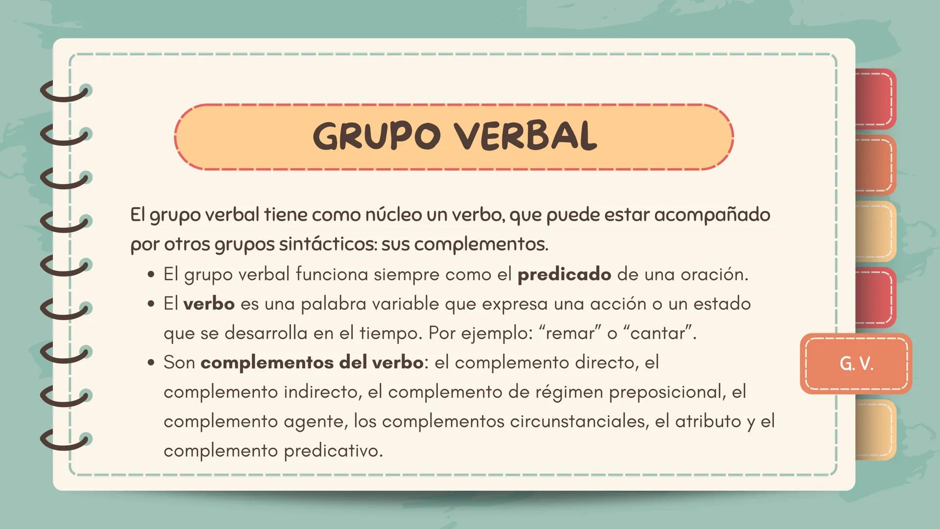 J J J J J J J J )
Lengua Castellana y Literatura
Grupos
sintácticos ССС
GRUPO NOMINAL
El grupo nominal tiene como núcleo
un sustantivo o un
