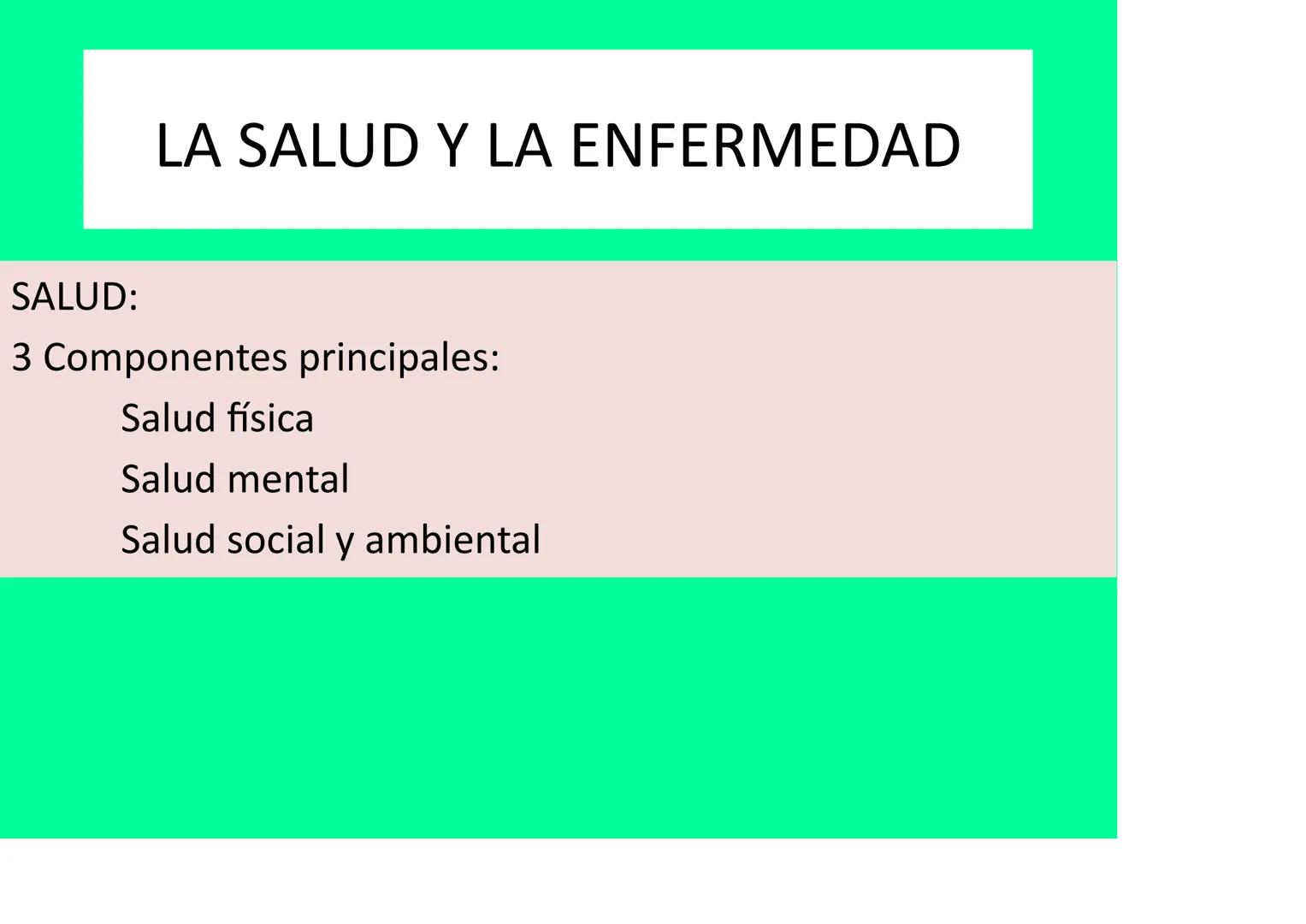 # LA SALUD Y EL SISTEMA
# INMUNITARIO # LA SALUD Y LA ENFERMEDAD
La definición DE SALUD de la OMS (Organización mundial de la Salud):
EST