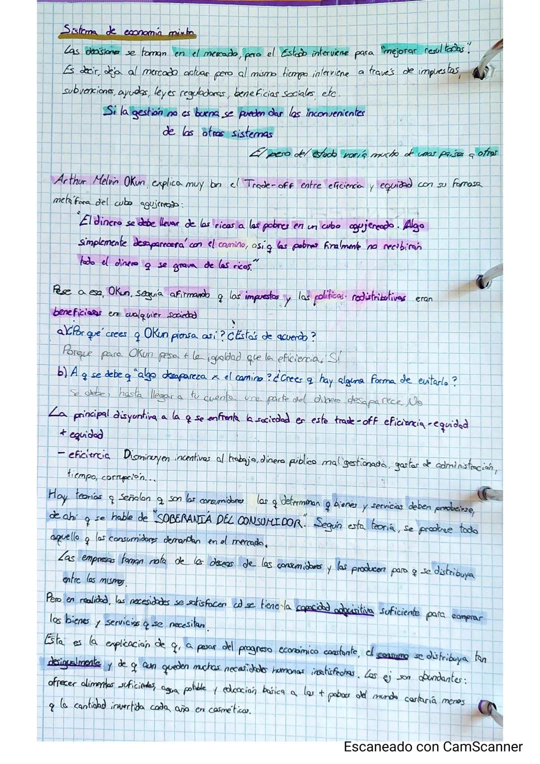 # U1 La economia y nos. rodea
¿Qué es?
La economía es la ciencia social & estudia como las sero humanas utilizan
recurses para satisfacer