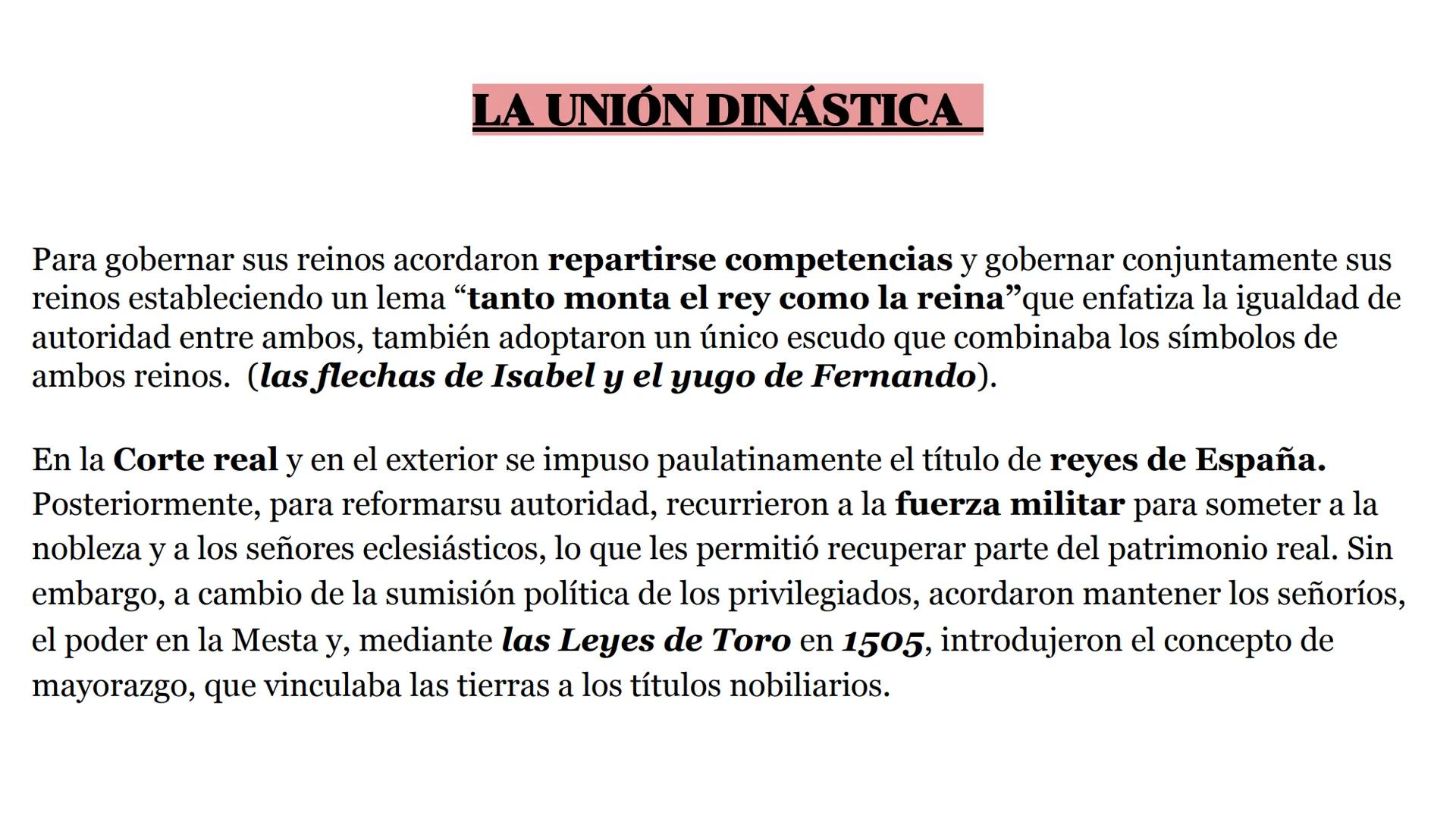 TEMAS
BREVES SÉCULO XVI
LA NUEVA MONARQUÍA DE LOS REYES CATÓLICOS
LA UNIÓN DINÁSTICA
El matrimonio formado por Isabel, reina de la Corona de