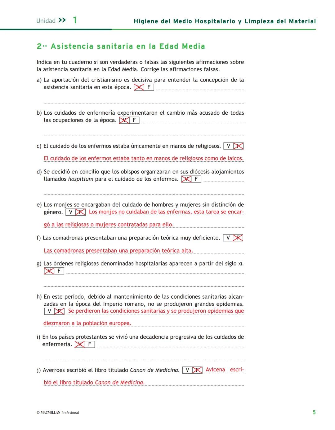 Cuaderno de Actividades
Higiene del Medio Hospitalario
y Limpieza del Material
Ángeles López
Dolores Fernández-Villacañas
Belén Montes
Mil