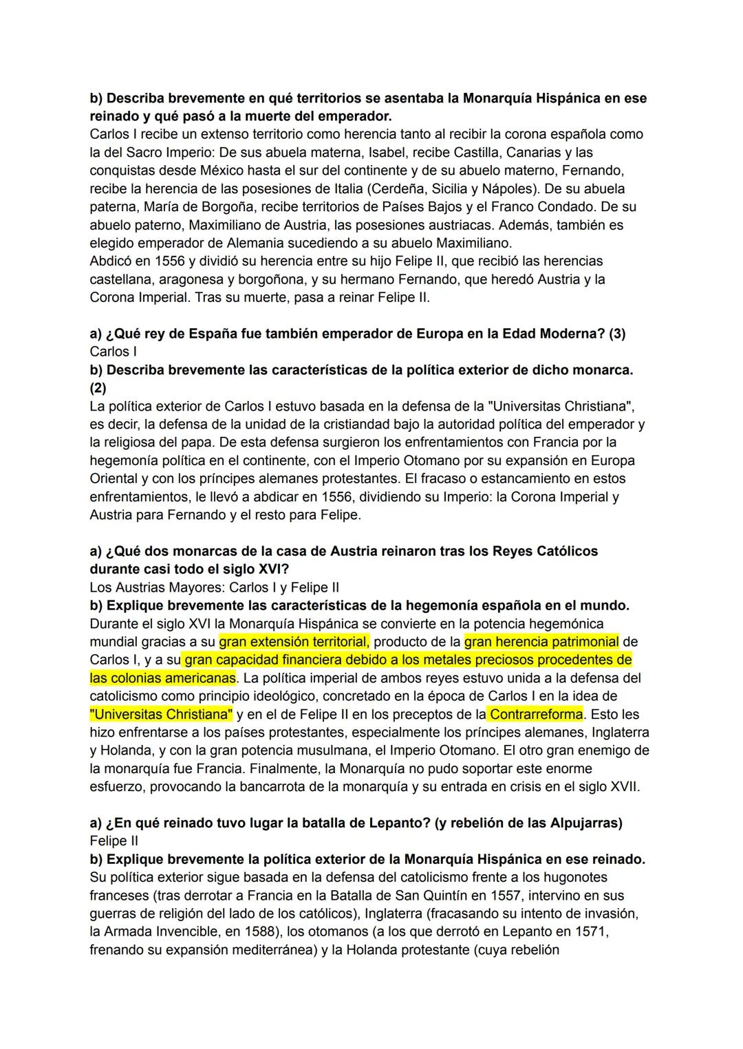 azul: se repite anteriormente
Edad Media (711 – 1479)
a) ¿Qué monarquía reinaba en la península en el año 711?
Monarquía Visigoda
b) Descri
