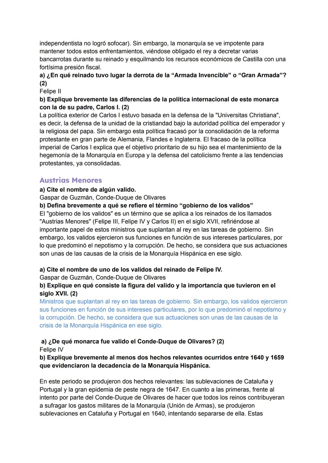 azul: se repite anteriormente
Edad Media (711 – 1479)
a) ¿Qué monarquía reinaba en la península en el año 711?
Monarquía Visigoda
b) Descri