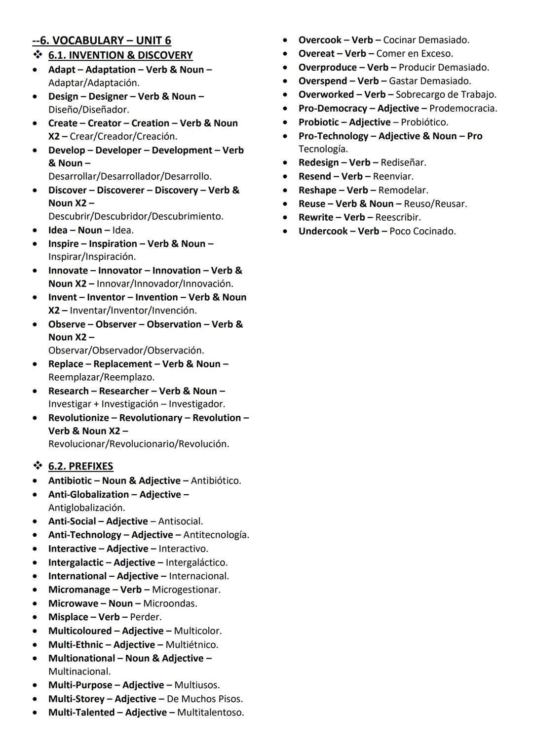 •
•
Do Aerobics/Athletics - Verb - Hacer
INGLÉS-VOCABULARY
--1. VOCABULARY - UNIT 1
1.1. GET, GO, MAKE, DO, PLAY
Do a Course - Verb - Hacer