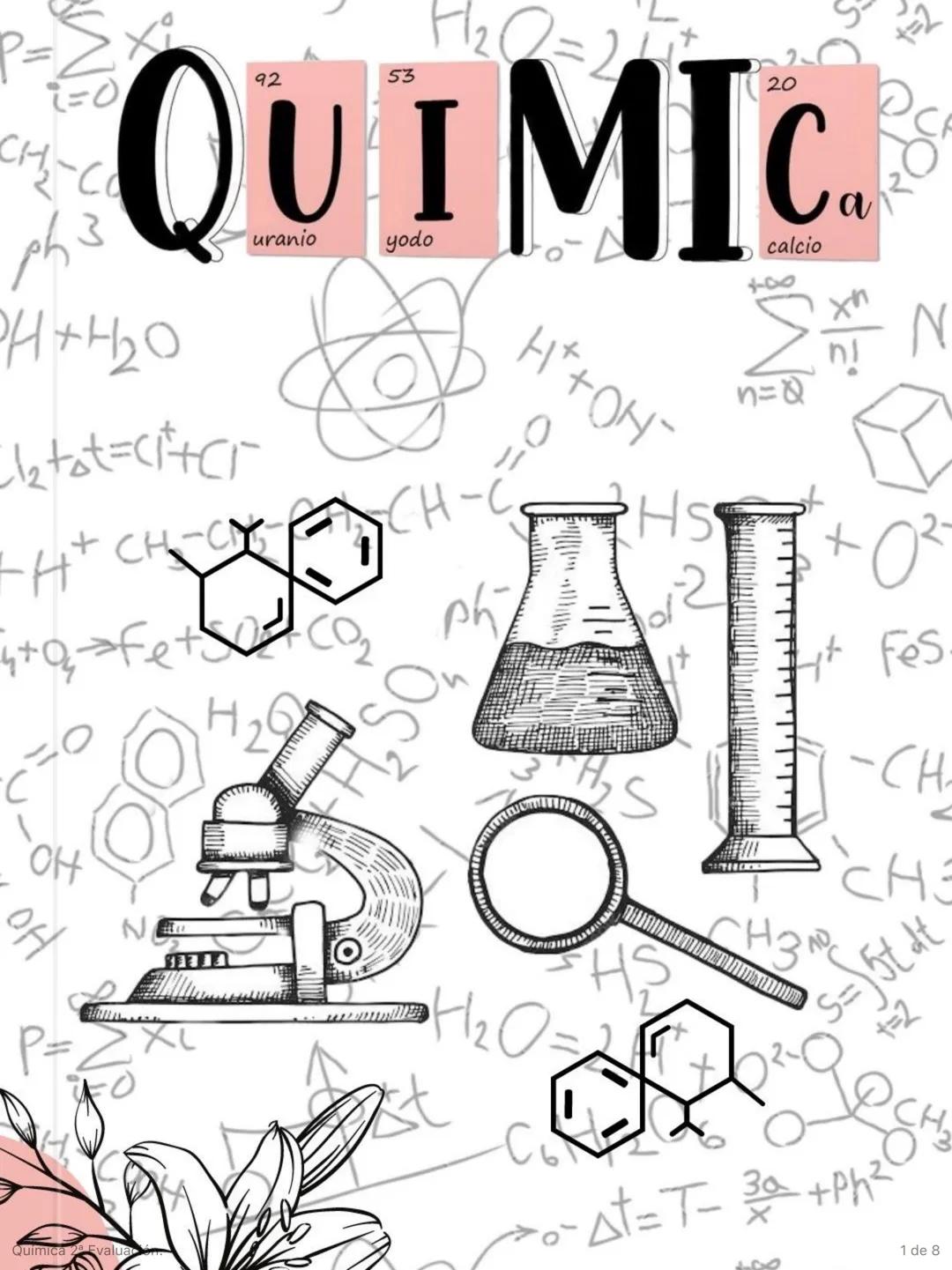 Enlaces químicos, uniones intermoleculares, reacciones químicas e industria química.