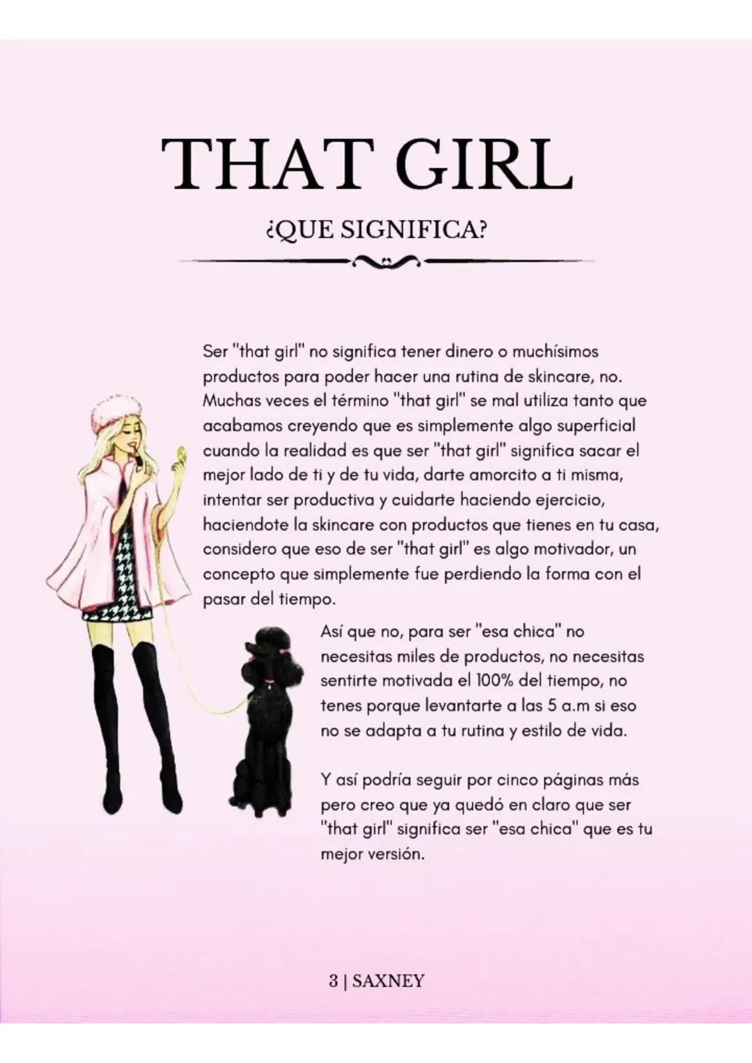 EL ARTE DE SER
"ESA CHICA"
KYLIE
SAXNEY Hand
Cream
A+
IT ENERGY
THAT GIRL
Ser una chica "that girl" es ser única y auténtica, no se deja
inf
