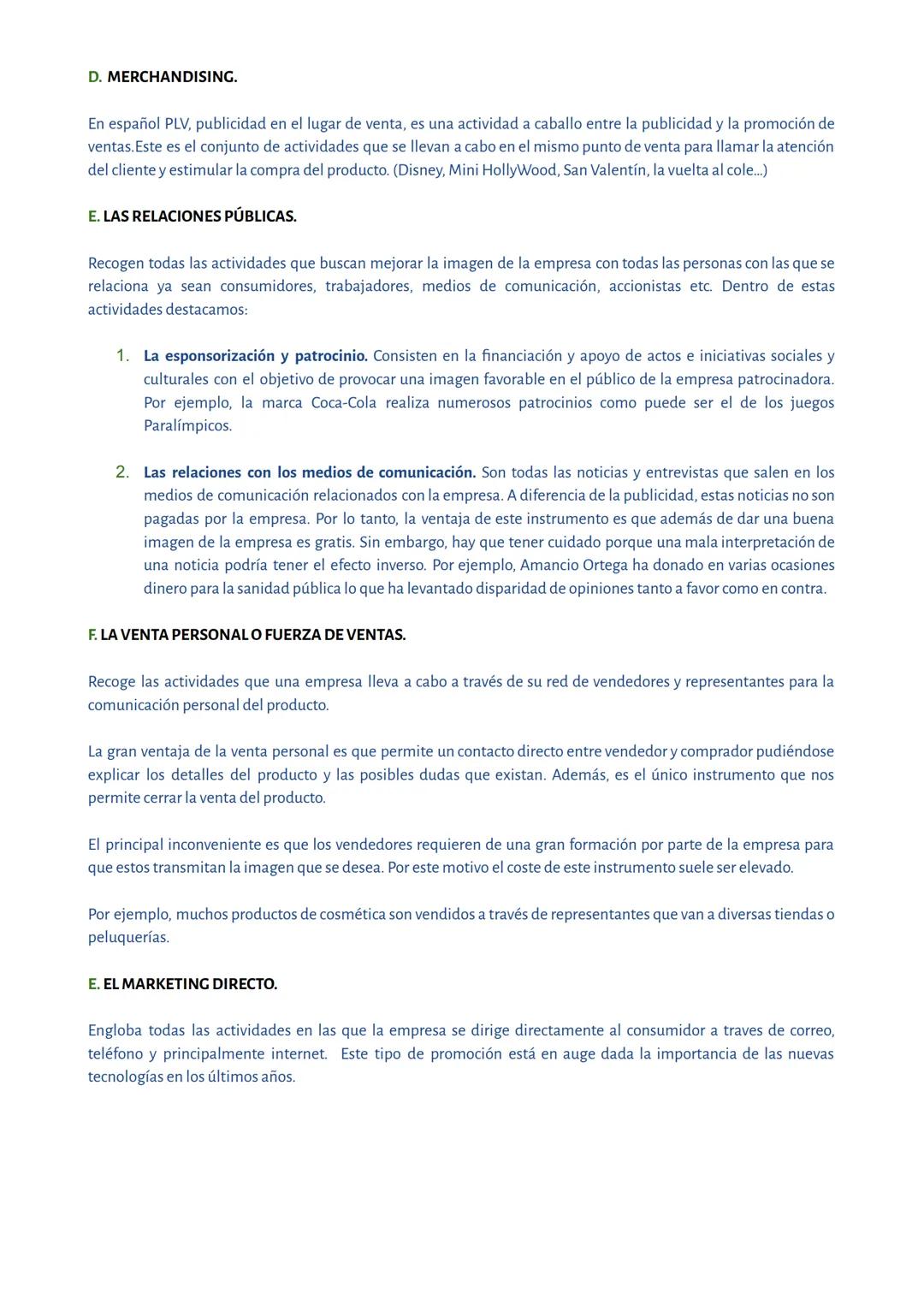 # LOS INSTRUMENTOS DEL MARKETING MIX
1. EL MARKETING MIX. DESARROLLO
El marketing mix es una estrategia que permite ofrecer a un precio de