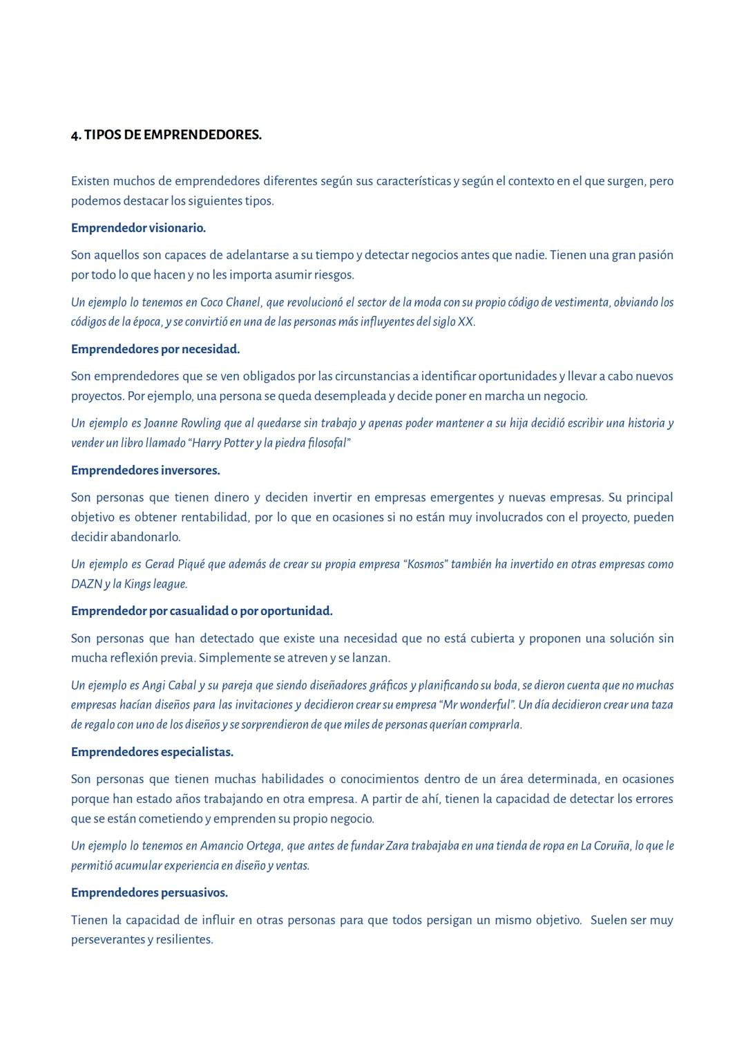 EL EMPRENDIMIENTO Y LA INNOVACIÓN
1. LA IMPORTANCIA DEL EMPRENDIMIENTO EN NUESTRA SOCIEDAD.
EL EMPRENDIMIENTO comienza con la identificación