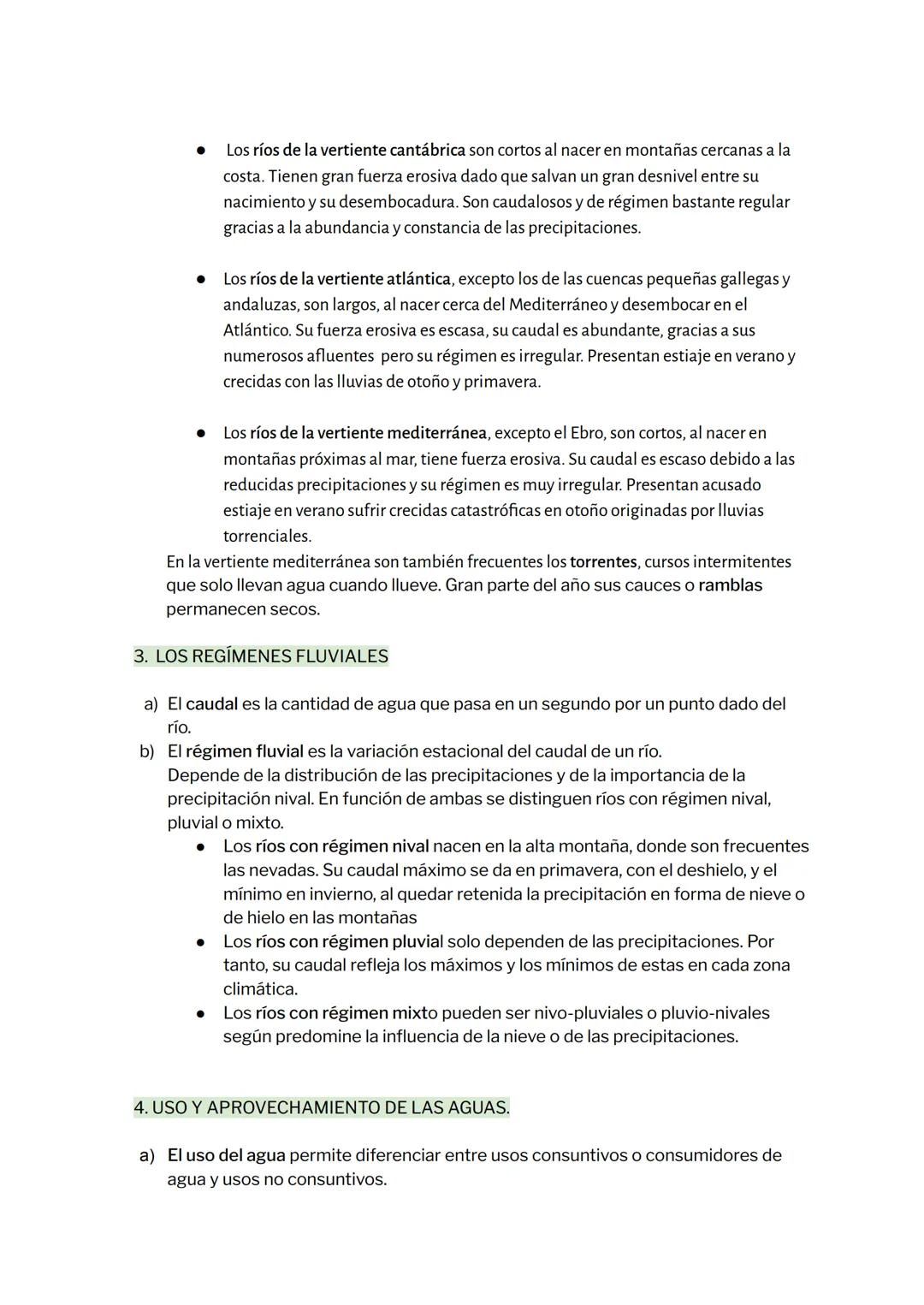 # TEMA 4: Las aguas y la red hidrográfica
Índice
Los ríos y las cuencas hidrográficas (97-98)
Las vertientes hidrográficas españolas (99)