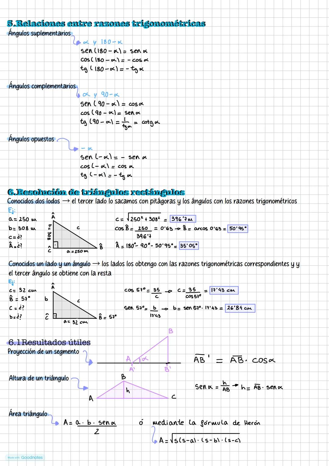 Tema 14. Trigonometria
O.Razones trigonométricas
Transforman medidas angulares en medidas lineales
Origen Hipatía de Alejandría
Ptolameo
1.R