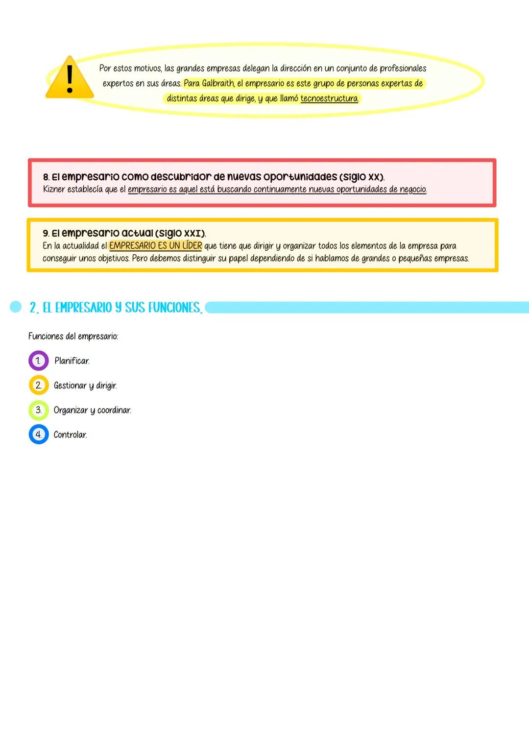 1. TEORIA DEL EMPRESARIO.
Unidad 1:
el emprendeDOR Y LA INNOVACIÓN
Con el nacimiento de las empresas, el empresario era aquel que invertía s