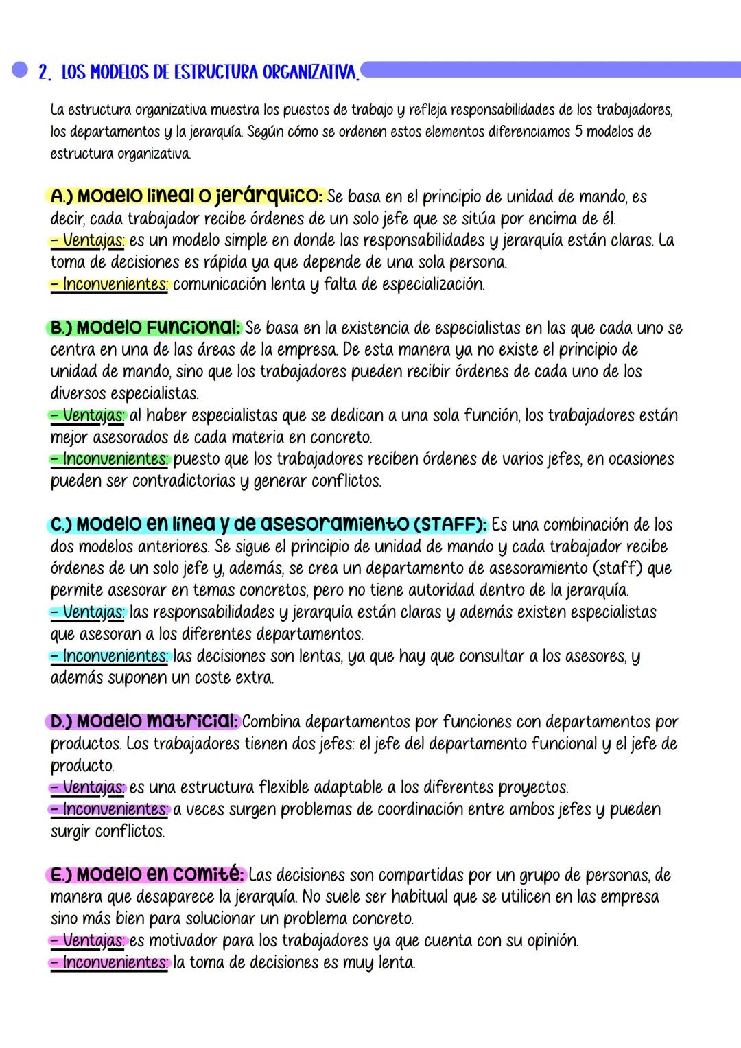 # Unidad 11:
Gestion De RECURSOS HUMANOS
1. LA ORGANIZACION DE LOS RECURSOS HUMANOS.
La ORGANIZACIÓN consiste en establecer la estructura