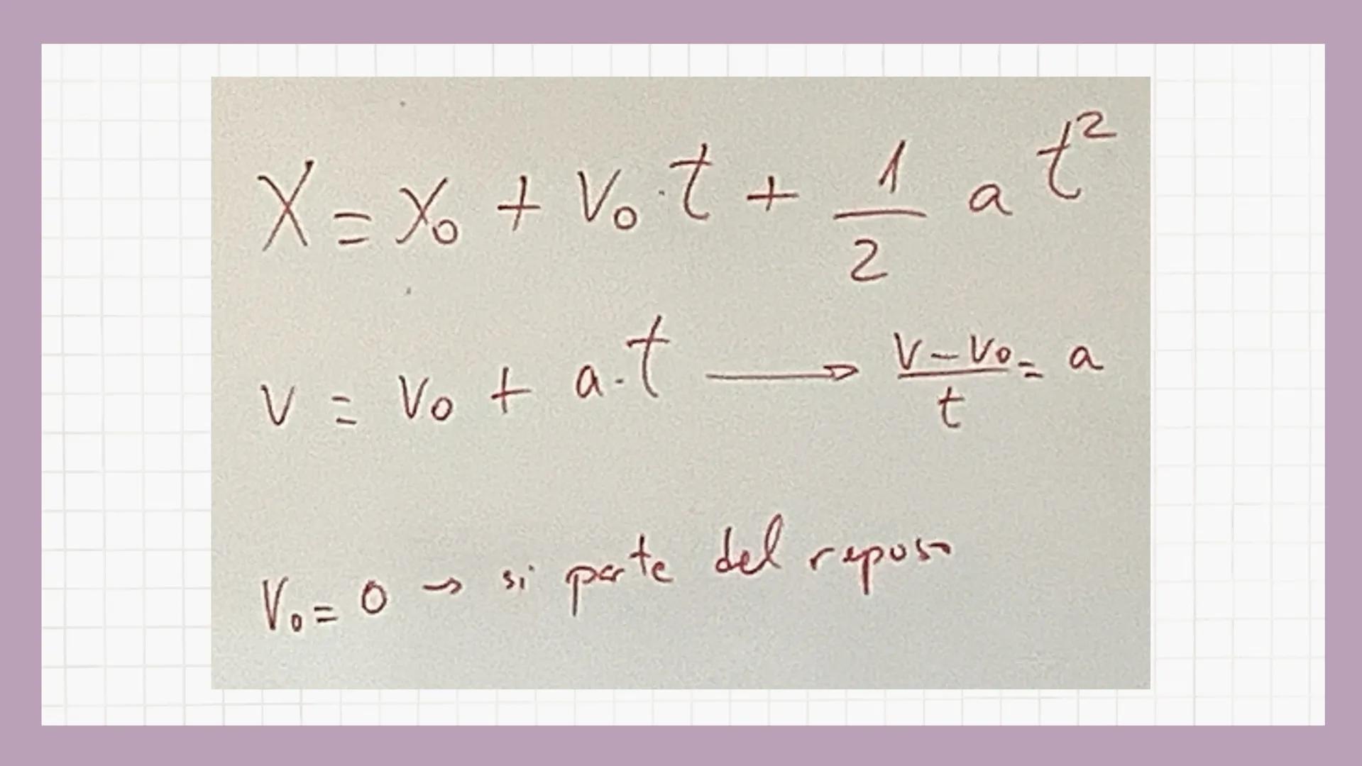 # MRU & MRUA
Movimiento rectilíneo y uniforme
El movimiento rectilíneo y uniforme es el que lleva un cuerpo que se mueve
con vector veloci