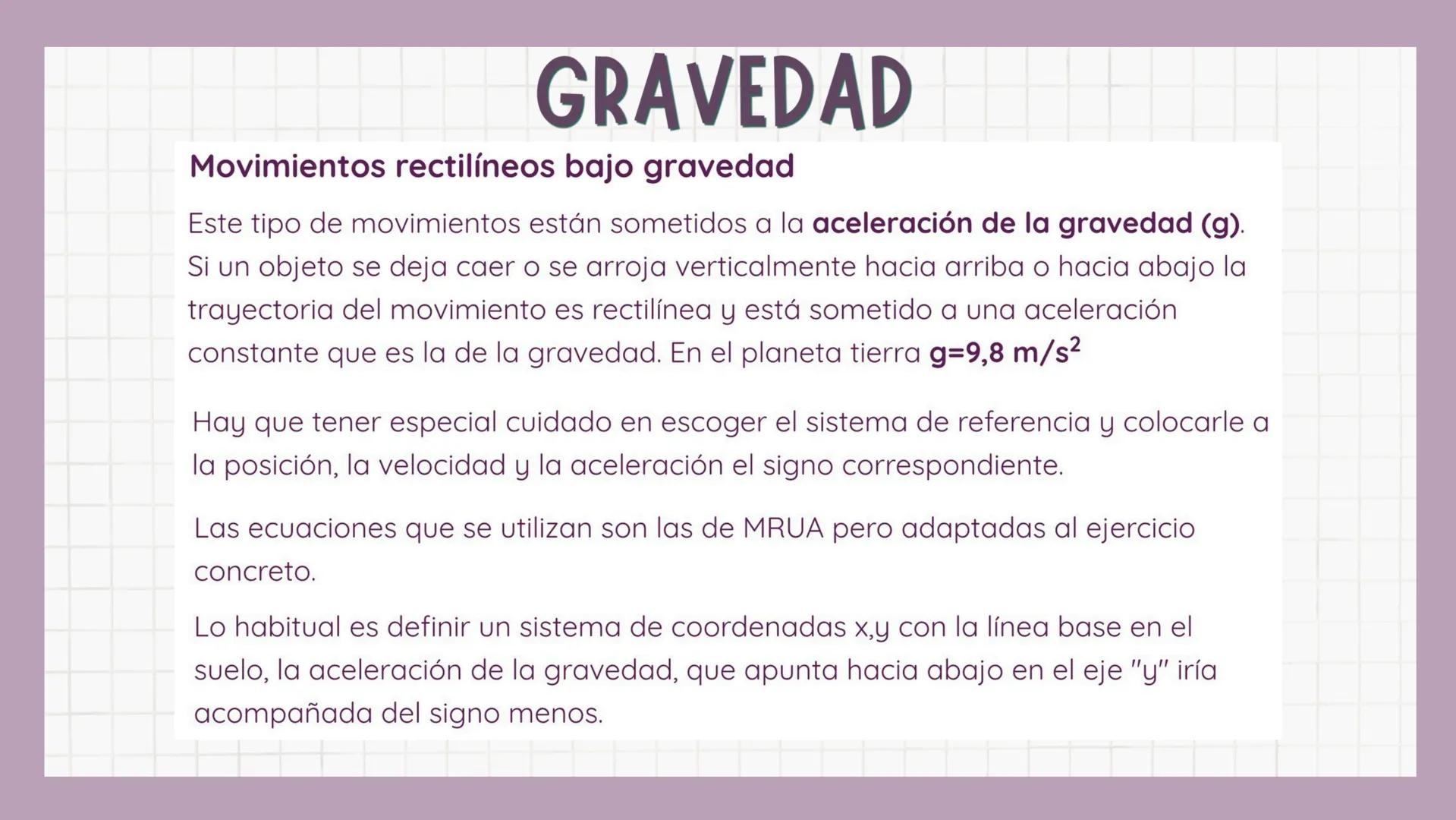 # MRU & MRUA
Movimiento rectilíneo y uniforme
El movimiento rectilíneo y uniforme es el que lleva un cuerpo que se mueve
con vector veloci