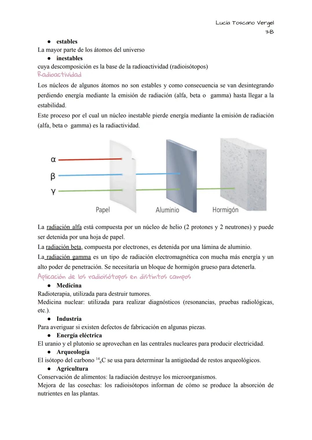 Lucia Toscano Vergel
Estructura atómica de la materia
зов
Hidrógeno
Historia del átomo
• Leucipo y Demócrito (IV a.C.)
Si dividimos la mater