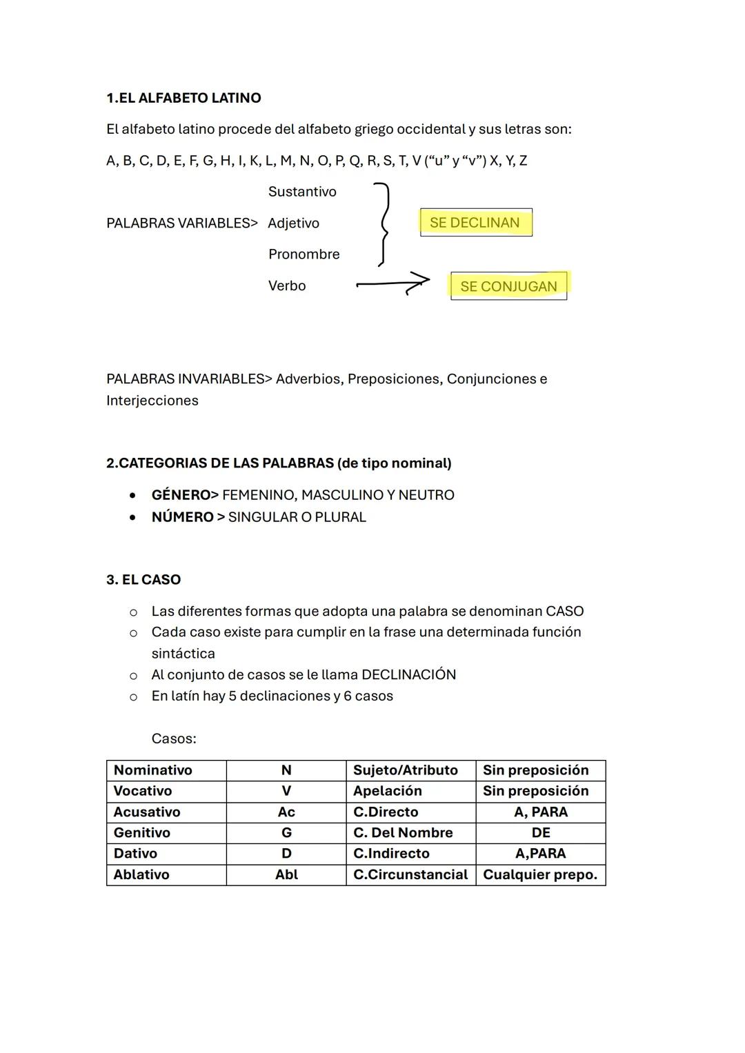 1.EL ALFABETO LATINO
El alfabeto latino procede del alfabeto griego occidental y sus letras son:
A, B, C, D, E, F, G, H, I, K, L, M, N, O, P