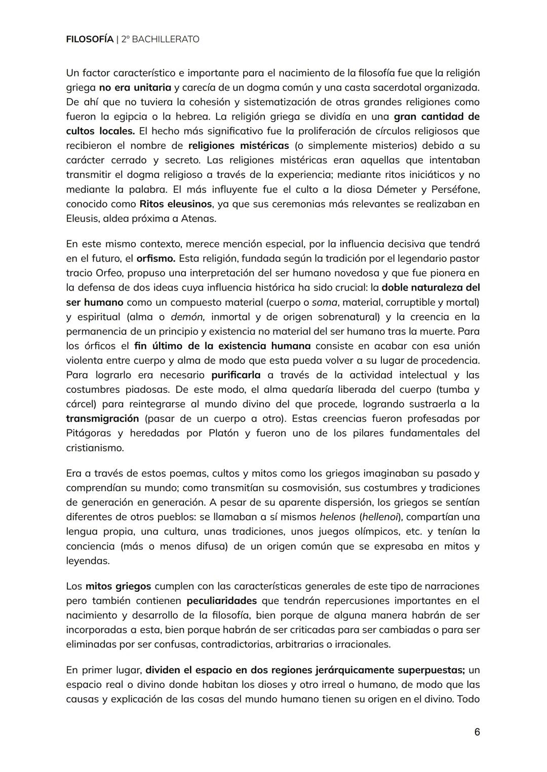 FILOSOFÍA | 2° BACHILLERATO
TEMA 1
Del mito al logos.
El origen de la filosofía
y los presocráticos.
1 FILOSOFÍA | 2° BACHILLERATO
1. El pen