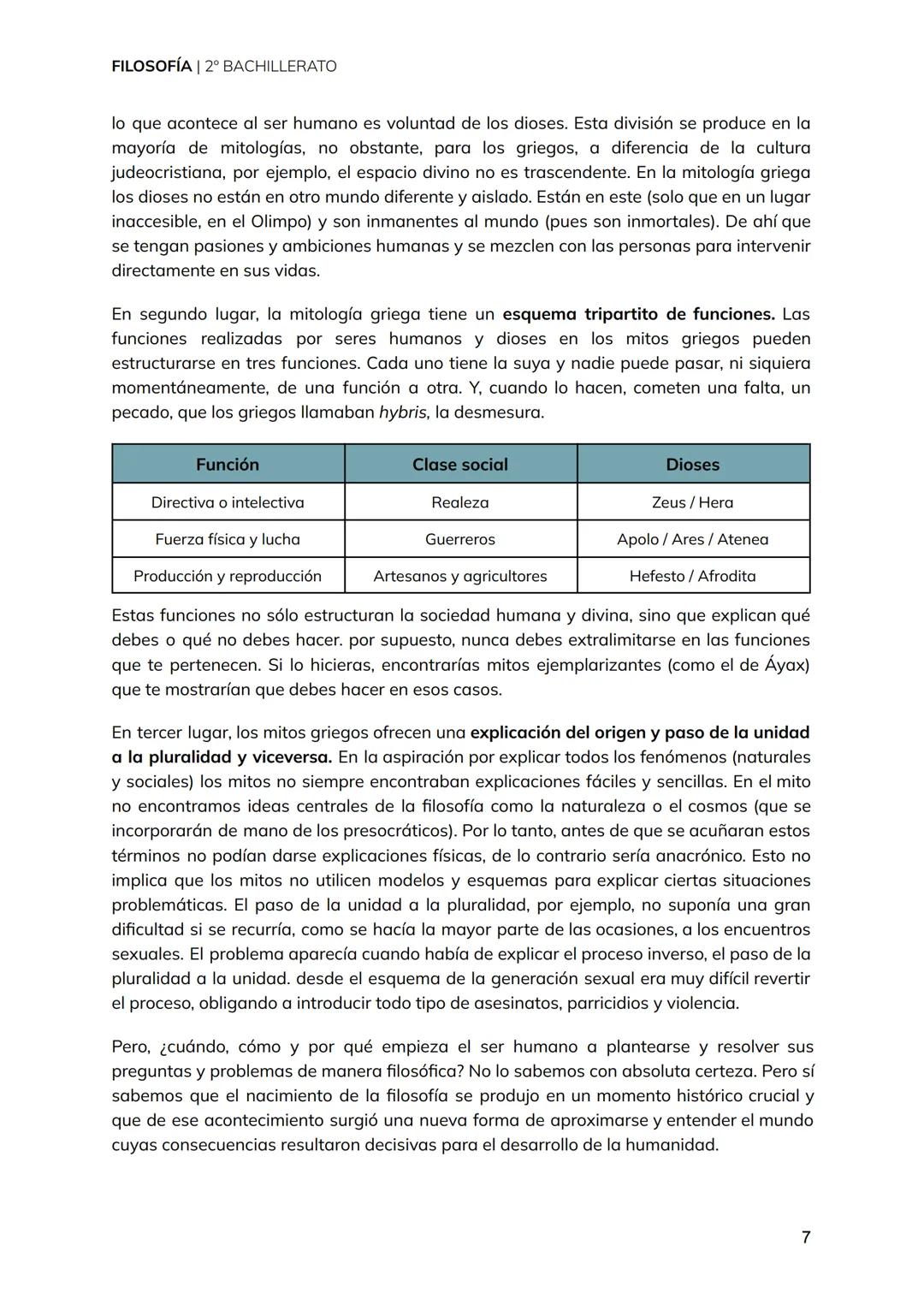 FILOSOFÍA | 2° BACHILLERATO
TEMA 1
Del mito al logos.
El origen de la filosofía
y los presocráticos.
1 FILOSOFÍA | 2° BACHILLERATO
1. El pen