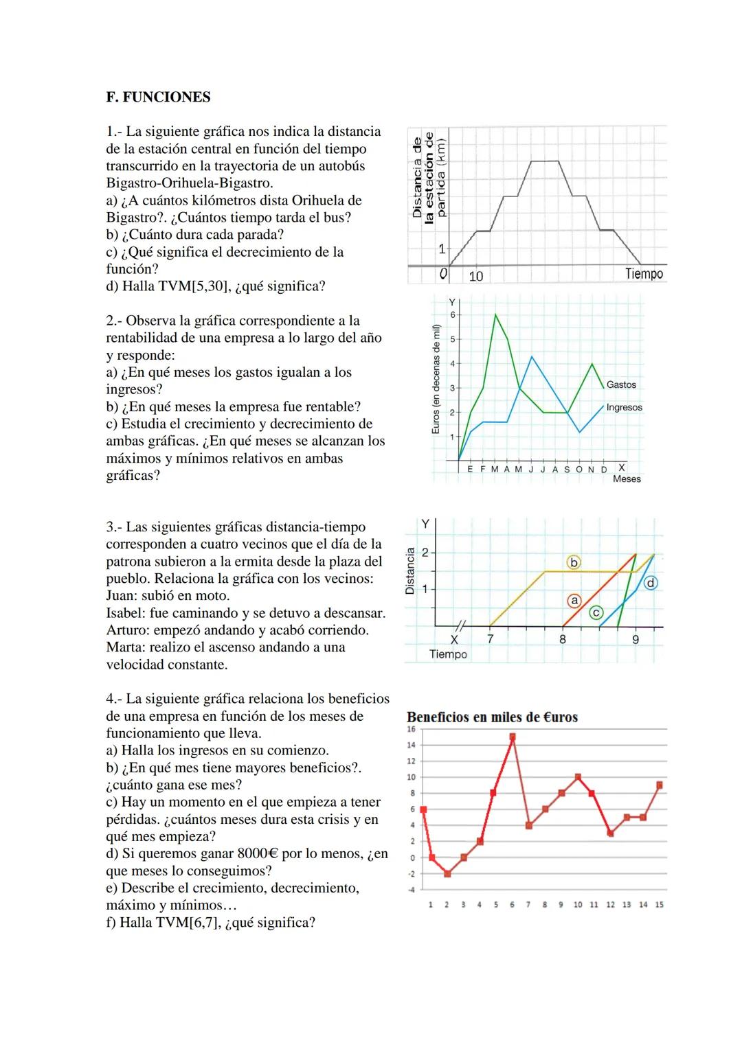 MATEMÁTICAS DE 4º ESO - Opción A
EJERCICIOS DE REPASO
A.- NÚMEROS ENTEROS Y RACIONALES
1.- Calcula:
a) 54-12-(-3):3
d) 23-42+10: (7-2)
b) 6+
