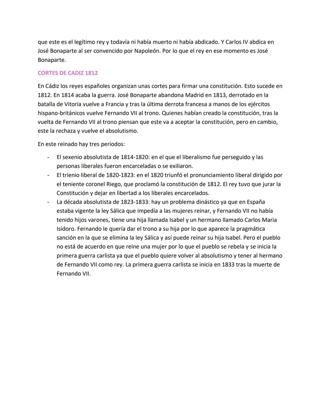 # GUERRA DE LA INDEPENDENCIA
REY IMPLICADO EN CONFLICTO
Carlos IV (borbón) era pariente de los reyes de Francia de esa época ya que la din