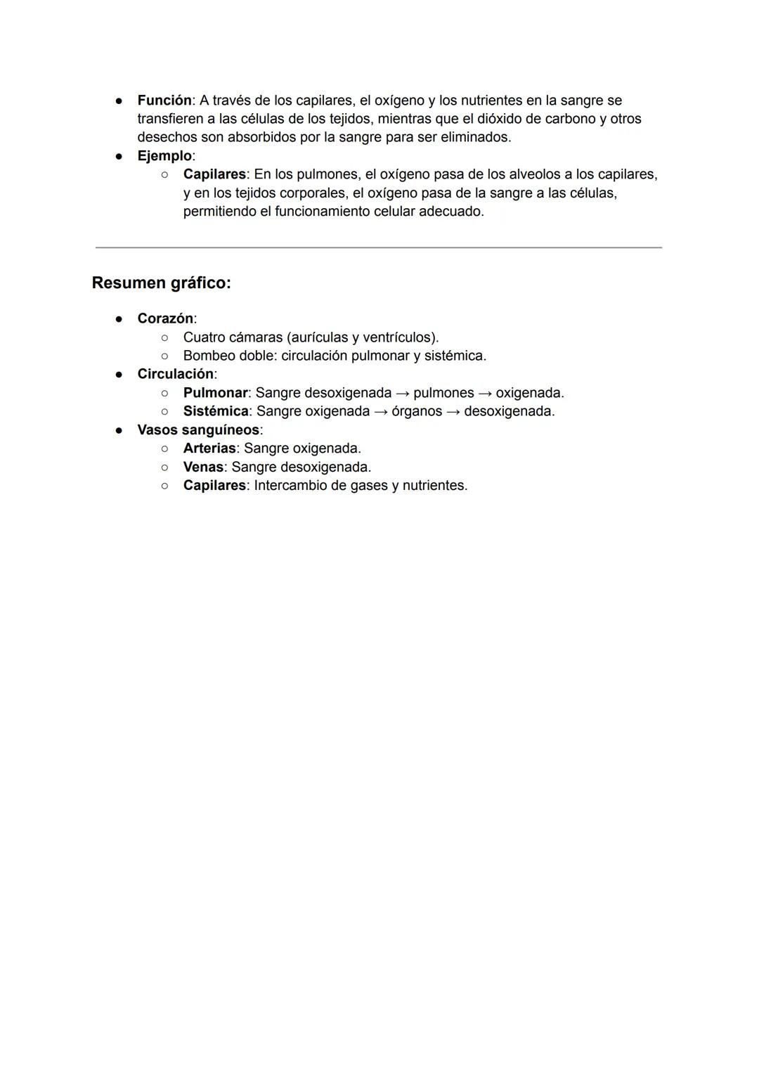 Esquema: Sistema Cardiovascular
Anatomía y Funcionamiento Básico del Corazón y la Circulación Sanguínea
1. El Corazón
•
Anatomía: Órgano mus