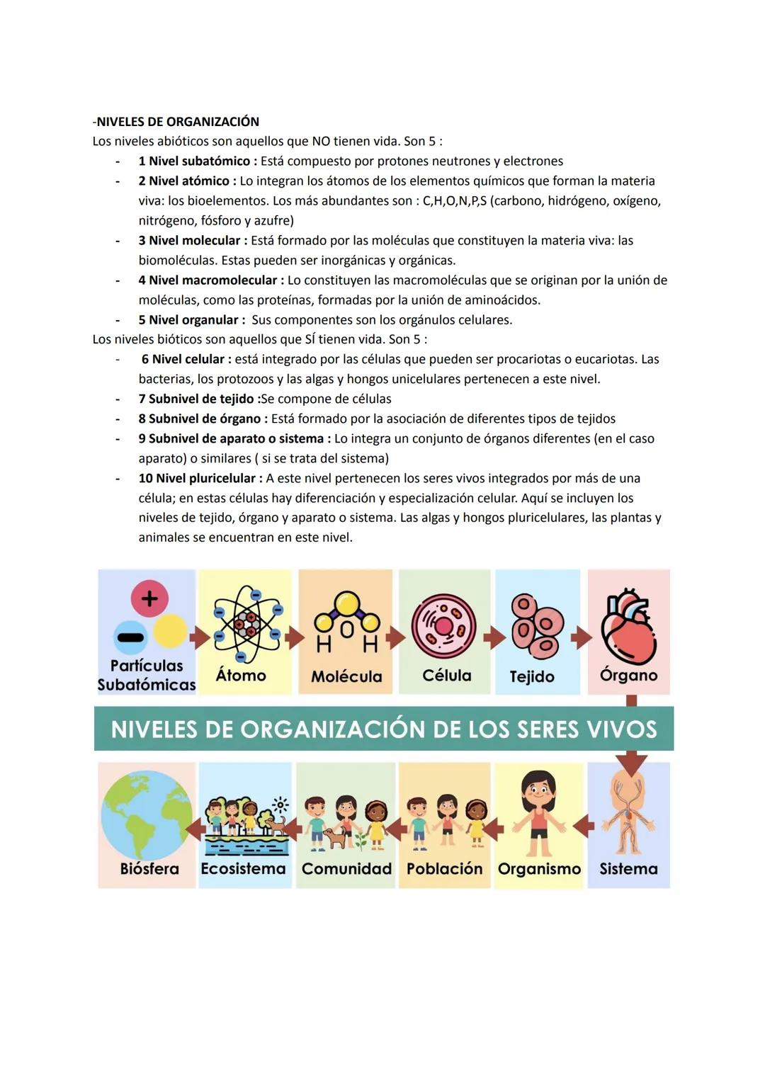 BIOLOGÍA PRIMER TRIMESTRE
# UNIDAD 1: LAS CÉLULAS Y LA
# ORGANIZACIÓN DE LOS SERES VIVOS
## ÍNDICE :
1. La composición de los seres vivos