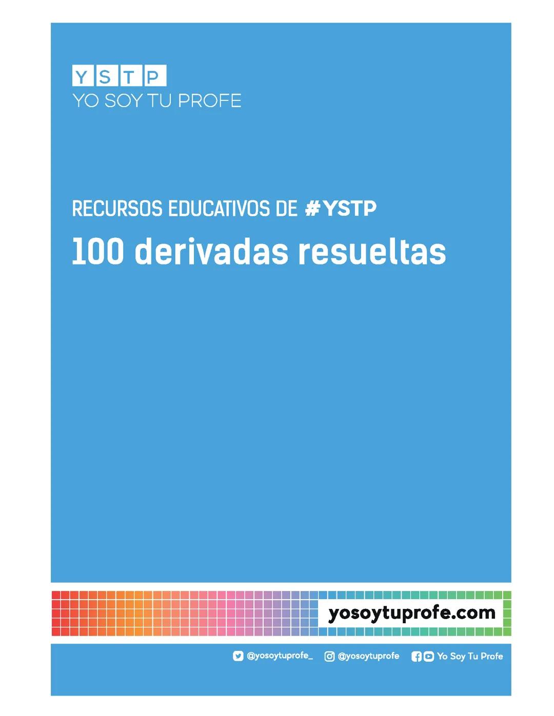 100 derivadas resueltas