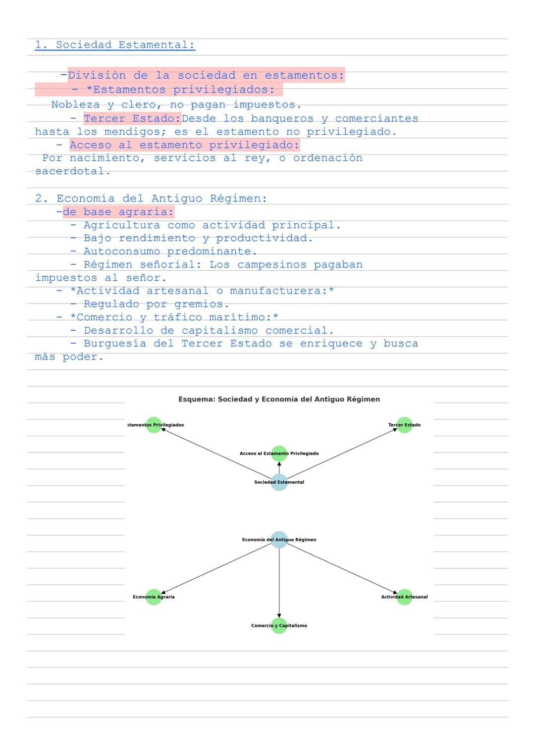 Tema 1
Características del del. Antiguo. Règimen
1. Características del Antiguo Régimen
Baja Demografía
- Crecimiento demográfico lento.
- E