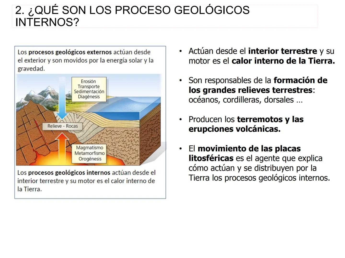 TEMA 10. MANIFESTACIONES DE LA
ENERGÍA INTERNA DE LA TIERRA
Efectos de un terremoto
Volcán en erupción 1. LAS PLACAS TECTÓNICAS
Las placas t