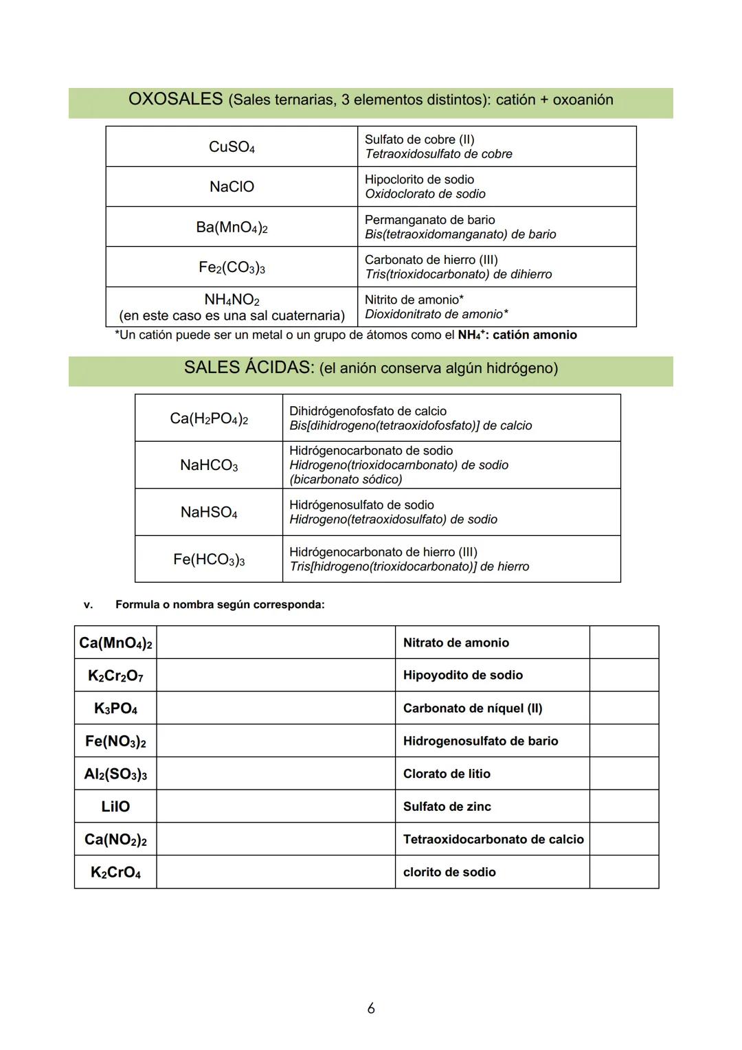 # Colegio
Santa María del Mar
Jesuitas A Coruña
Alumno/a:
Física y Química. 1º BAC
Dpto. CEX. (2021-2022)
FORMULACIÓN Y NOMENCLATURA DE S