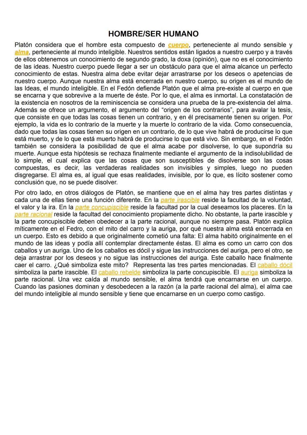 PLATÓN
CONOCIMIENTO/REALIDAD
Platón articula todo su pensamiento en base a la teoría de las ideas, la cual distingue dos realidades.
Por una