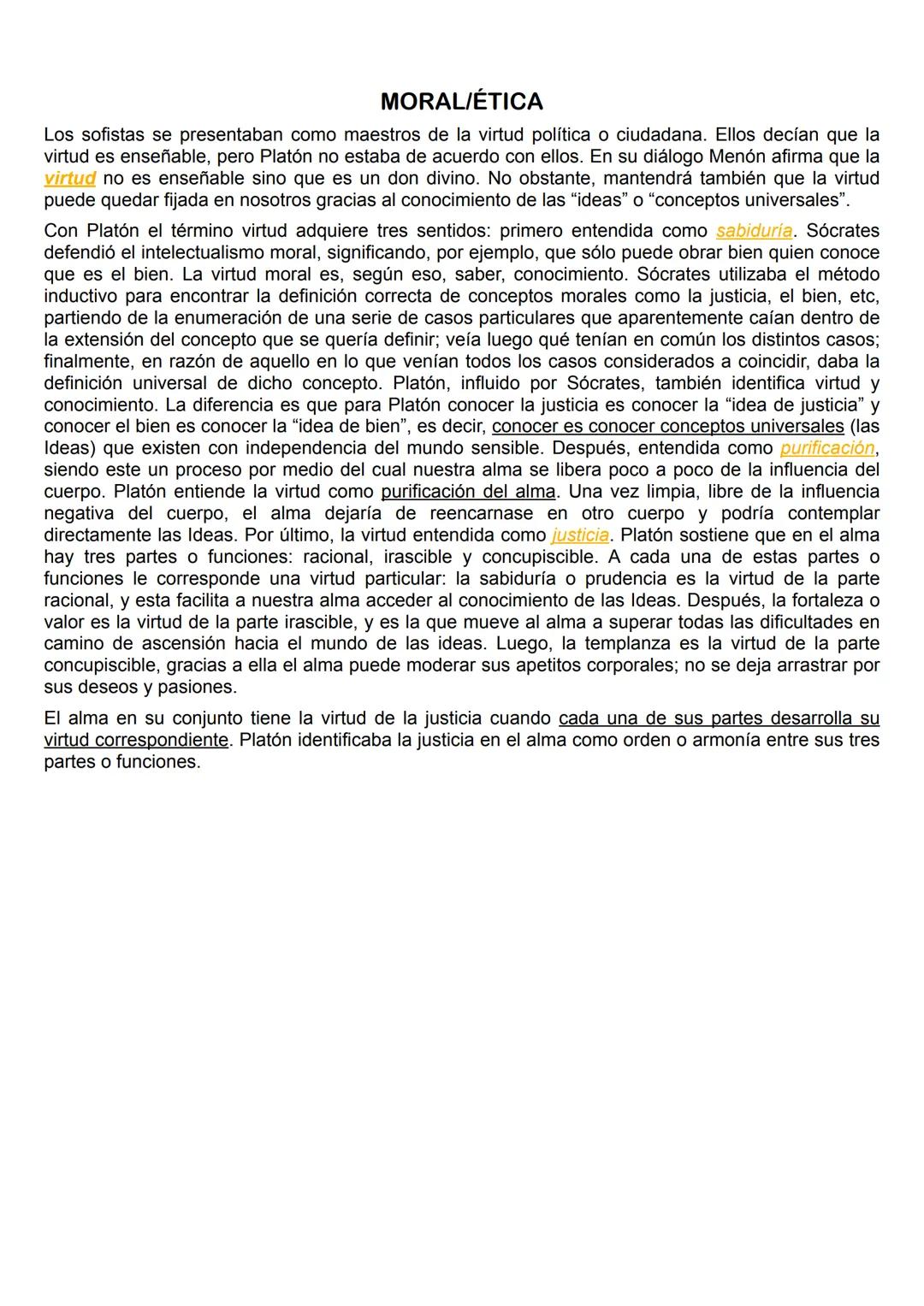 PLATÓN
CONOCIMIENTO/REALIDAD
Platón articula todo su pensamiento en base a la teoría de las ideas, la cual distingue dos realidades.
Por una