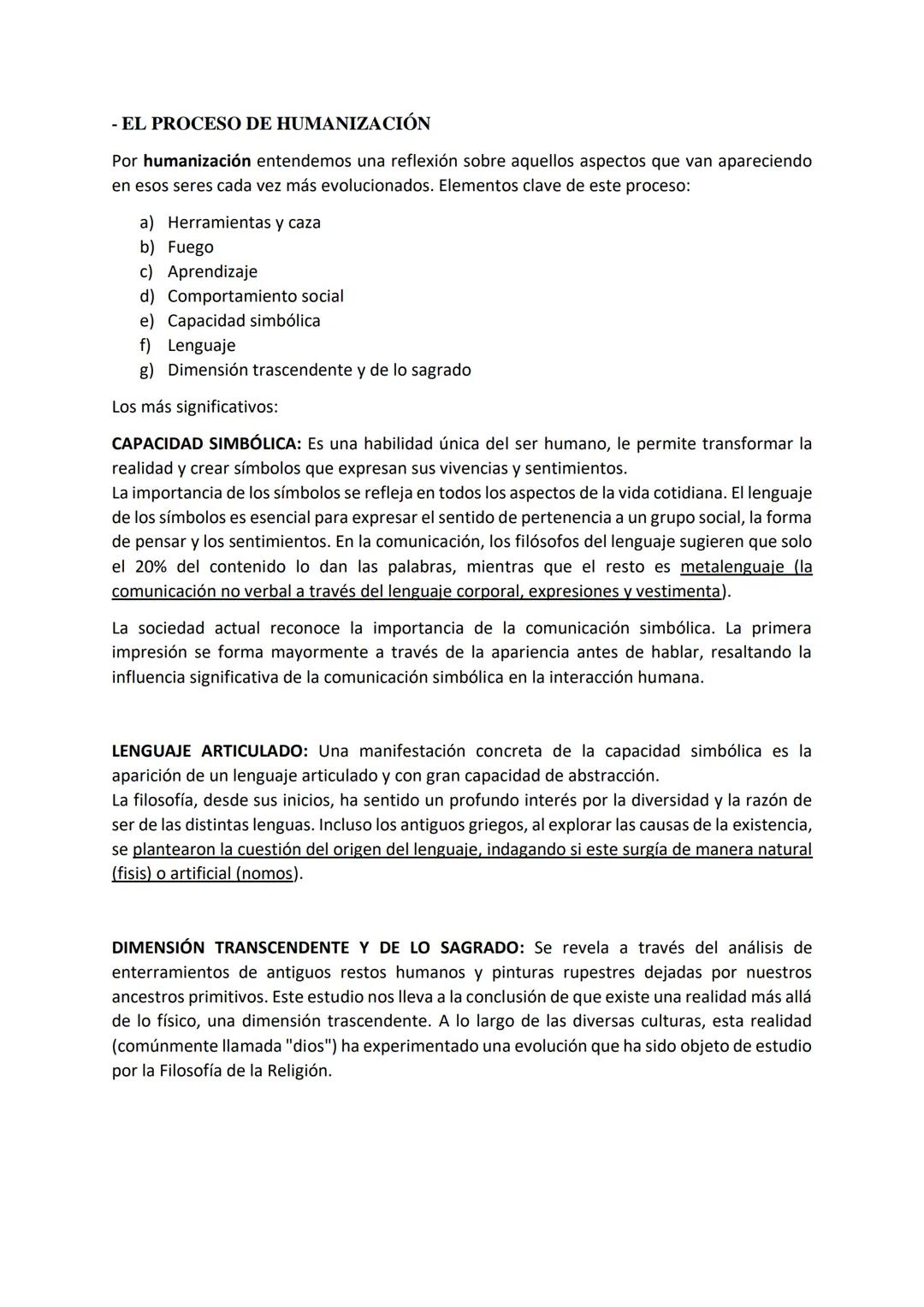 ANTROPOLOGÍA FILOSÓFICA
PRIMERA PARTE: LA DIMENSIÓN NATURAL, CULTURAL Y SOCIAL
DEL SER HUMANO
1. Introducción
¿Qué es el ser humano? ¿Tenemo