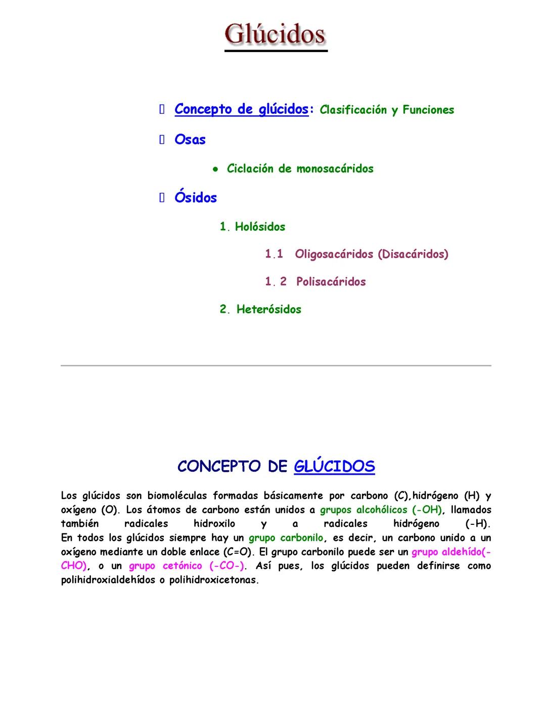 glucidos 2 bach bloque 1