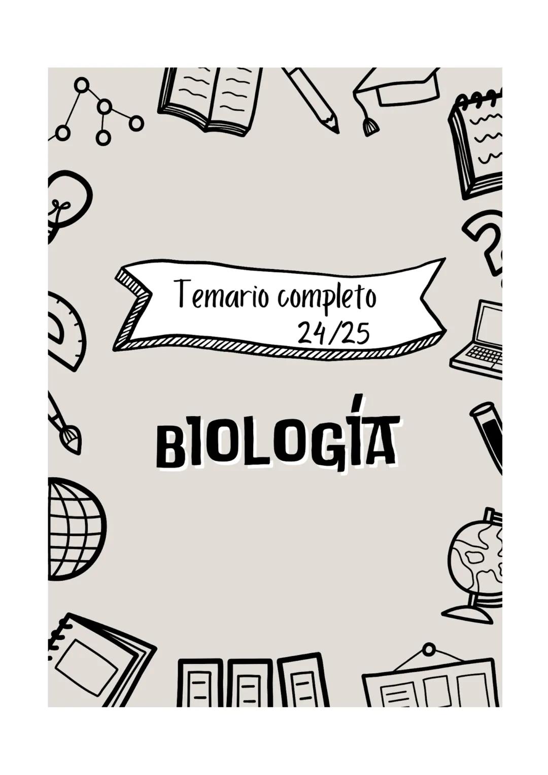 P
Temario completo
24/25
BIOLOGÍA
AAA Tema 1 nivel molecular
1.1 - Bioelementos: Componentes orgánicos que forman parte de los seres vivos.