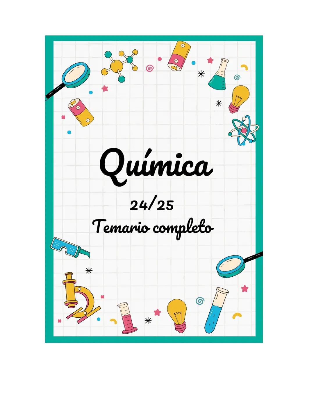 Química Temario PAU25